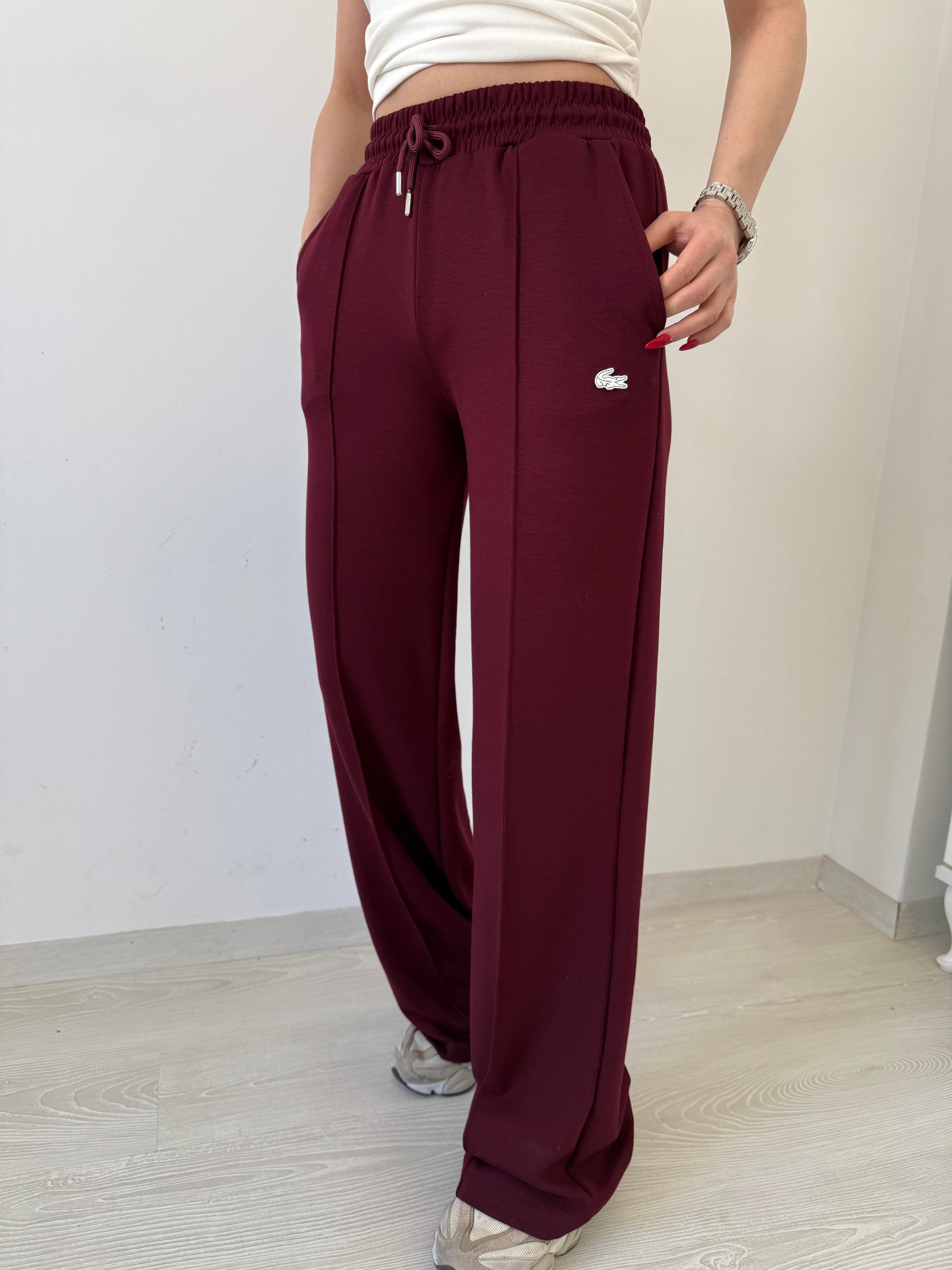 BELİ LASTİKLİ ORLİNAL MARKA EŞOFMAN ALTI BORDO