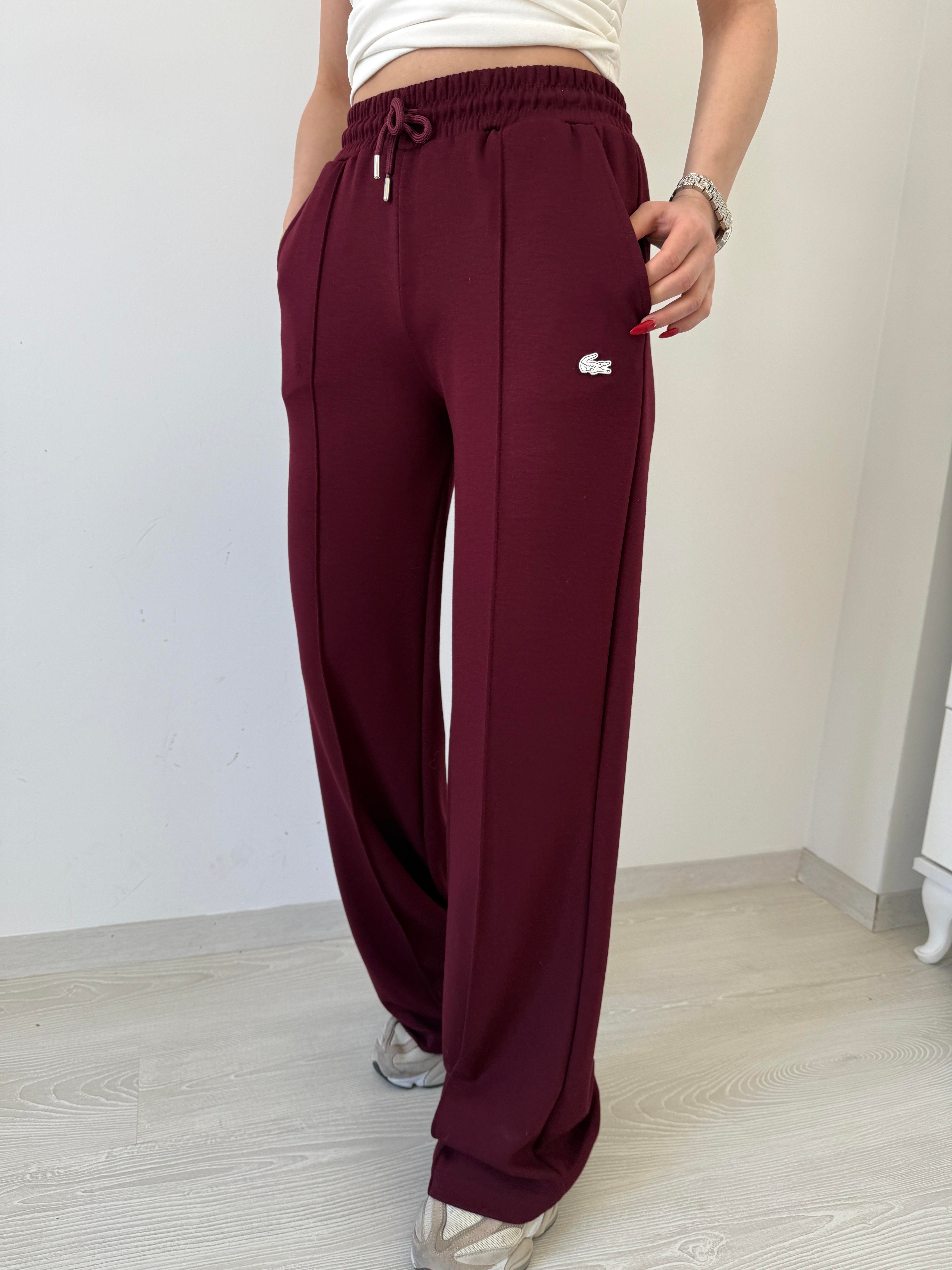 BELİ LASTİKLİ ORLİNAL MARKA EŞOFMAN ALTI BORDO