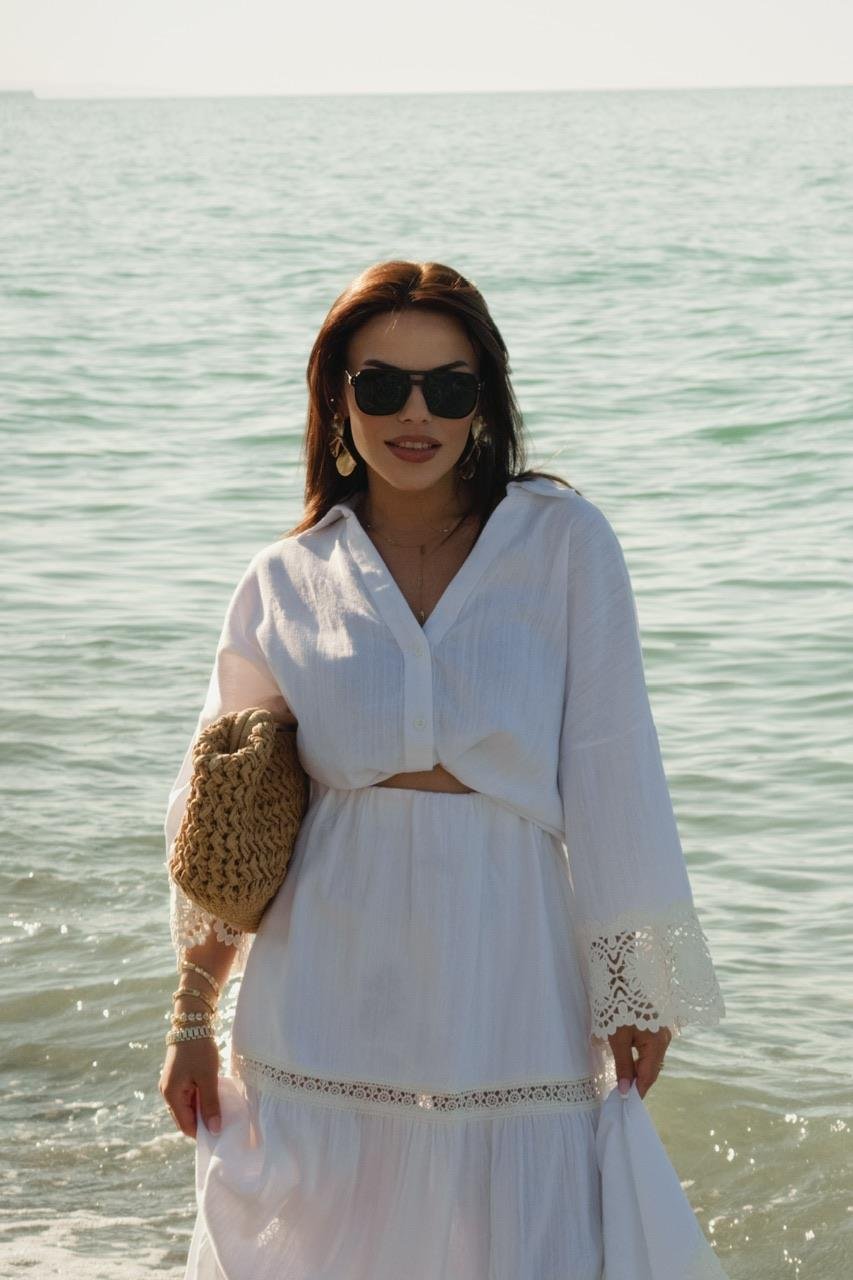 BEYAZ DANTELLİ TAKIM