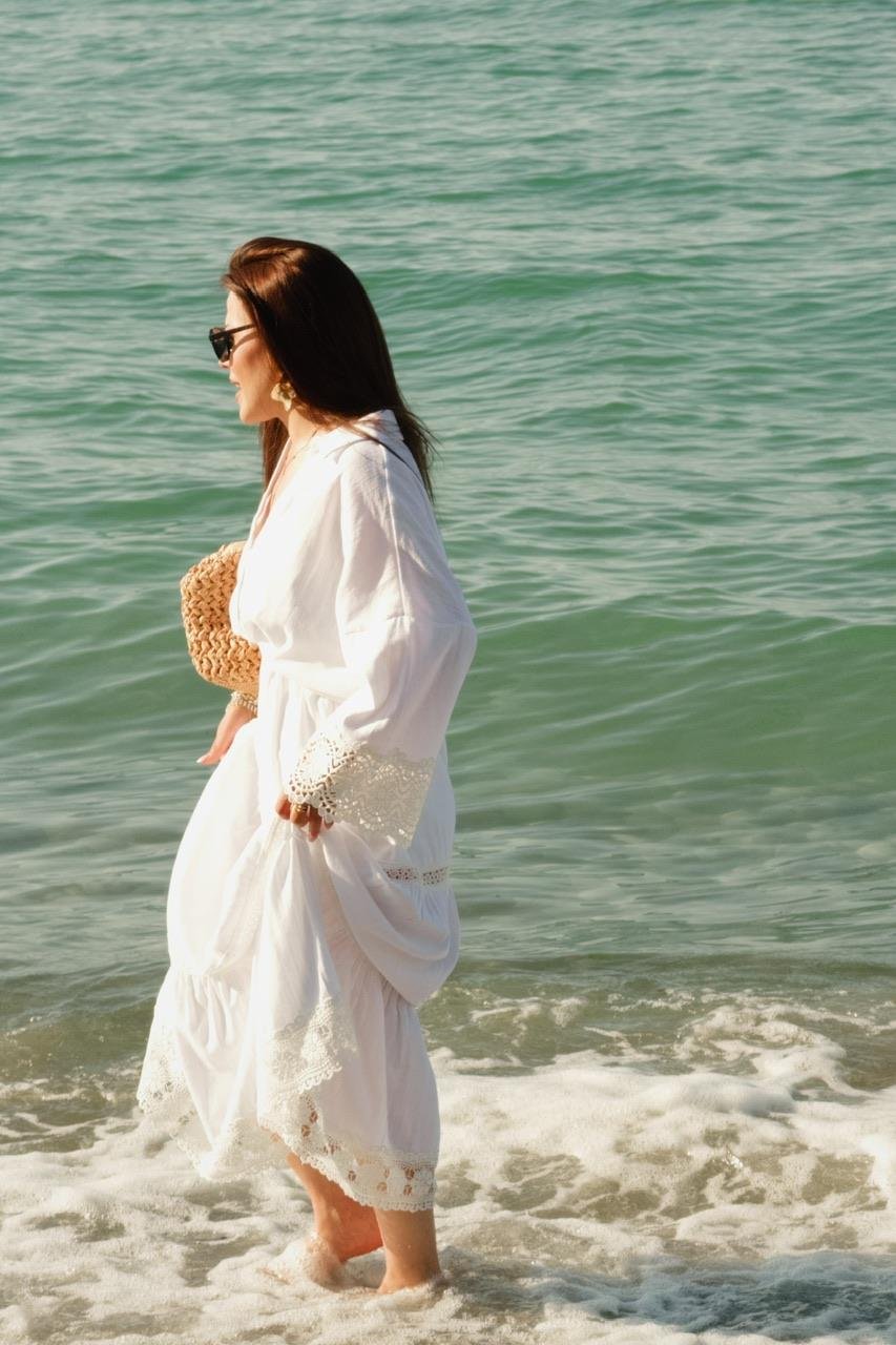 BEYAZ DANTELLİ TAKIM