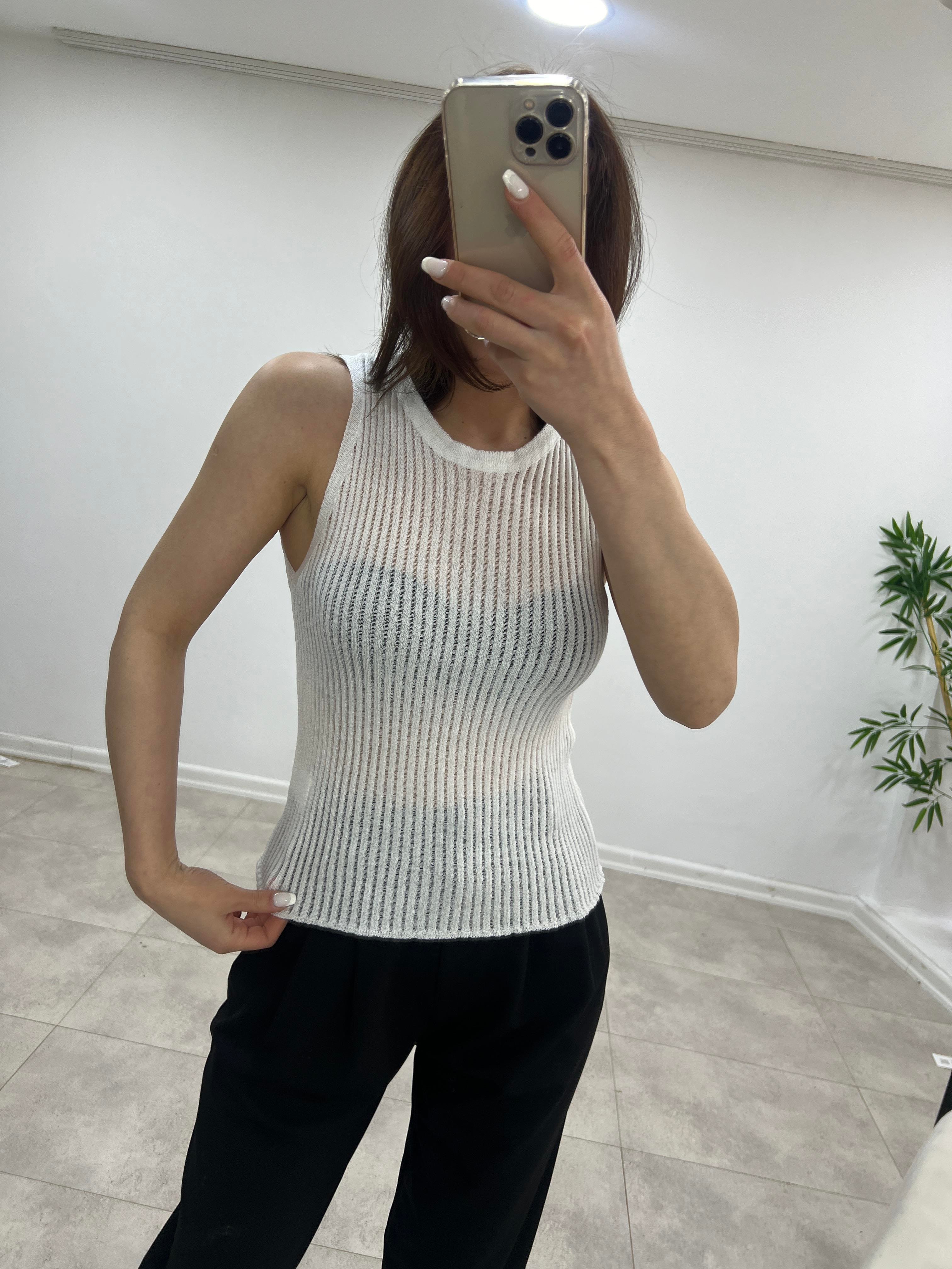 BEYAZ MERSERİZE ATLET