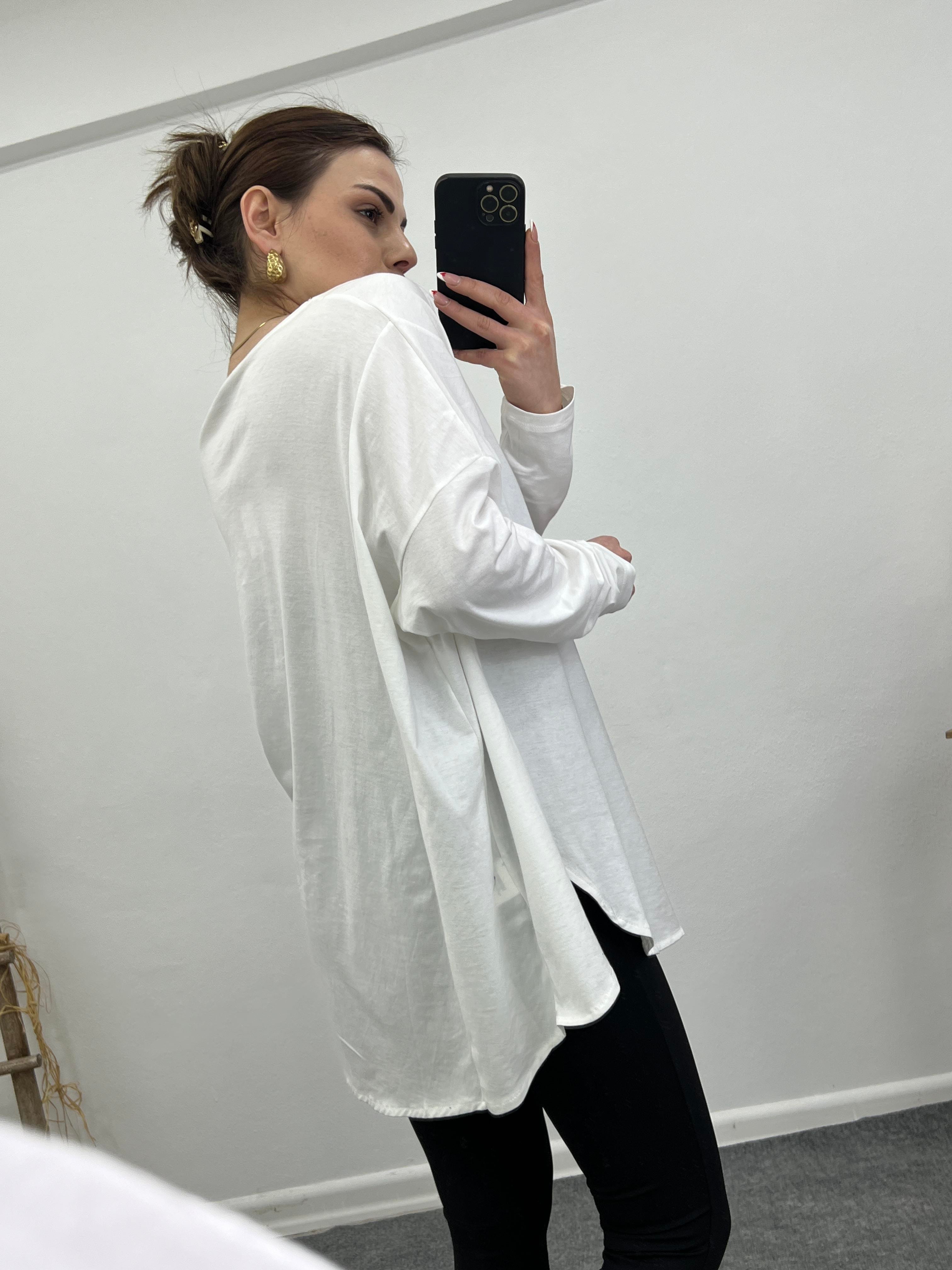 BEYAZ UZUN KOLLU BASİC