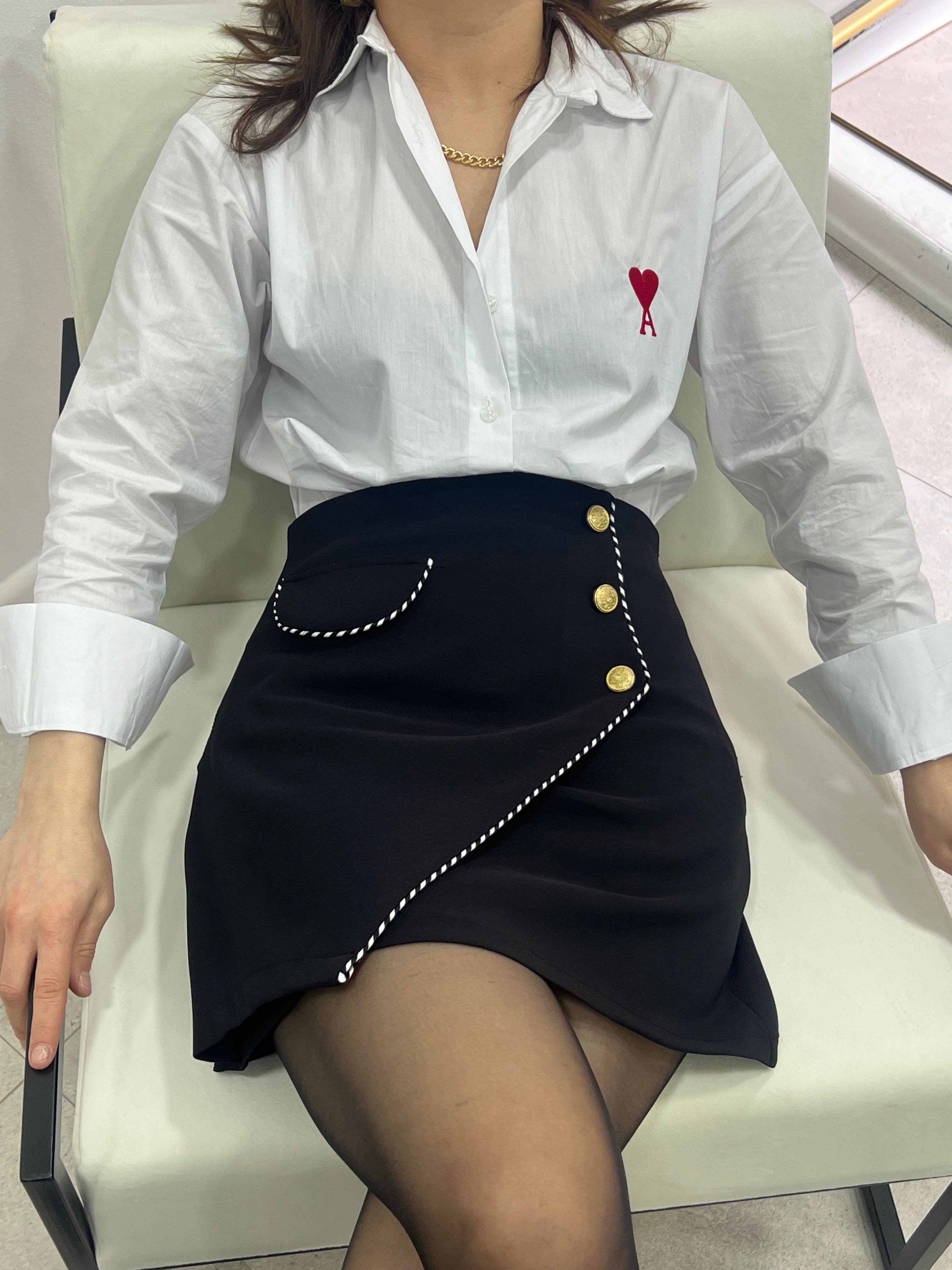 BİYELİ DÜĞMELİ ETEK