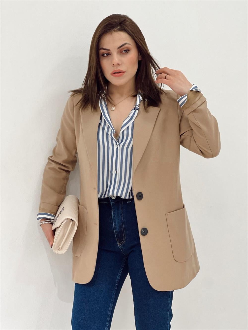 CAMEL BLAZER CEKET