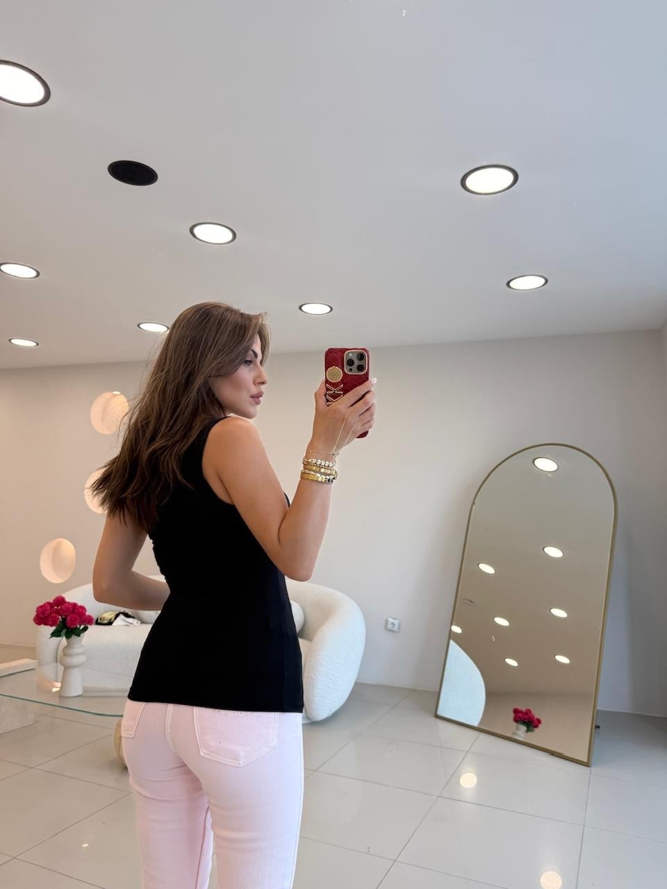 DİLVİN KALIN ASKILI ATLET SİYAH