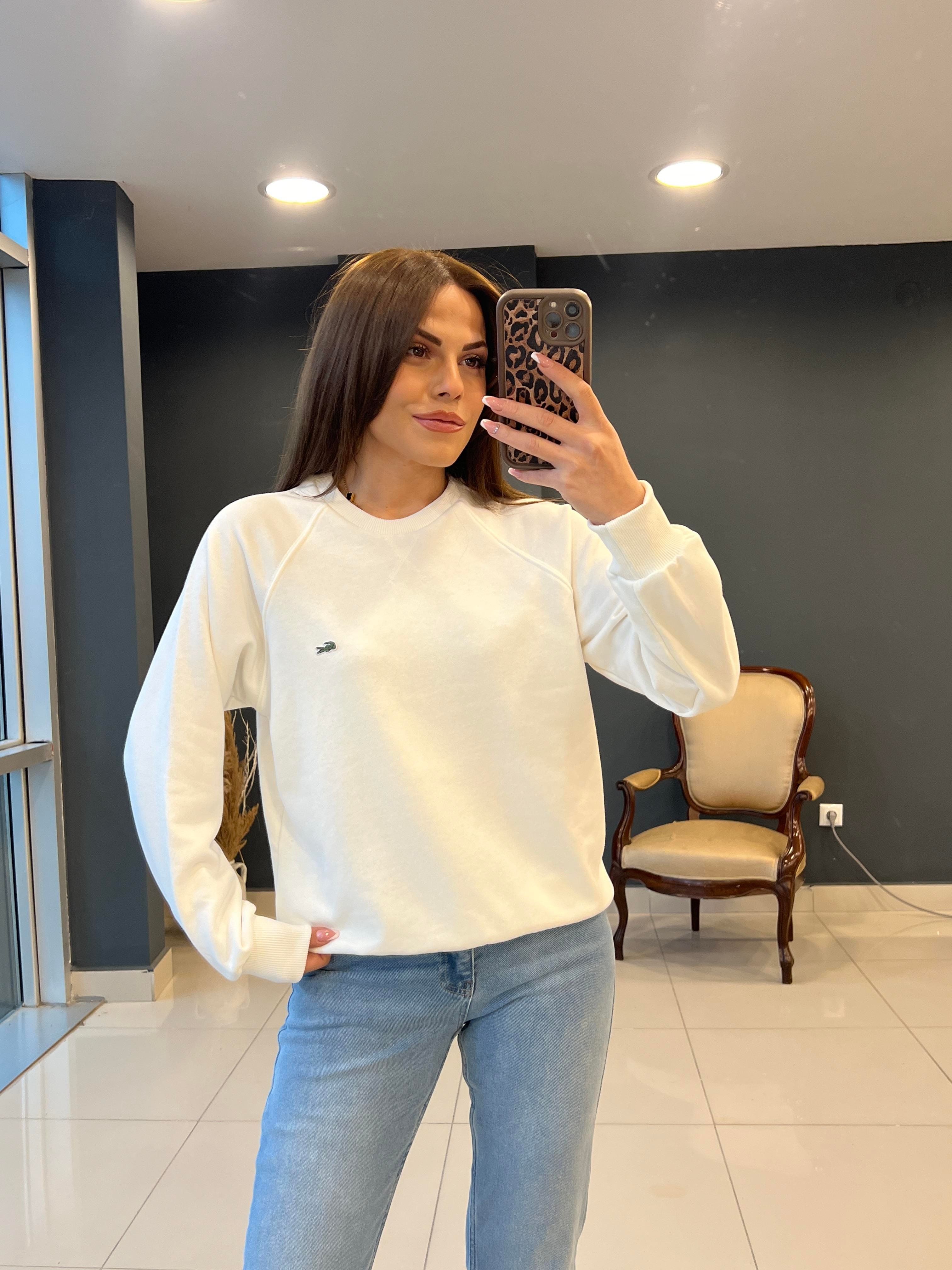 ETİKETLİ LCST SWEAT BEYAZ