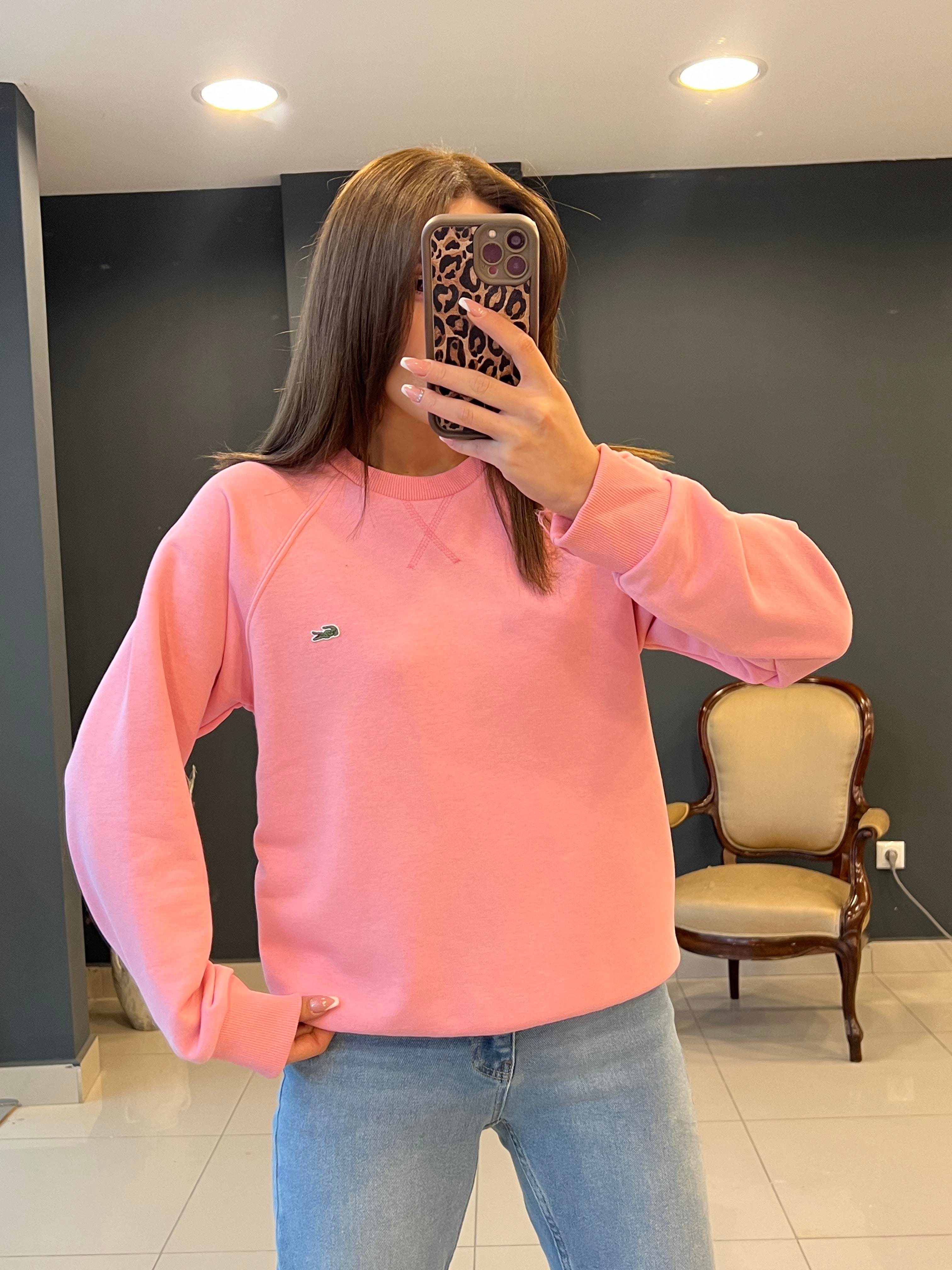 ETİKETLİ LCST SWEAT PEMBE