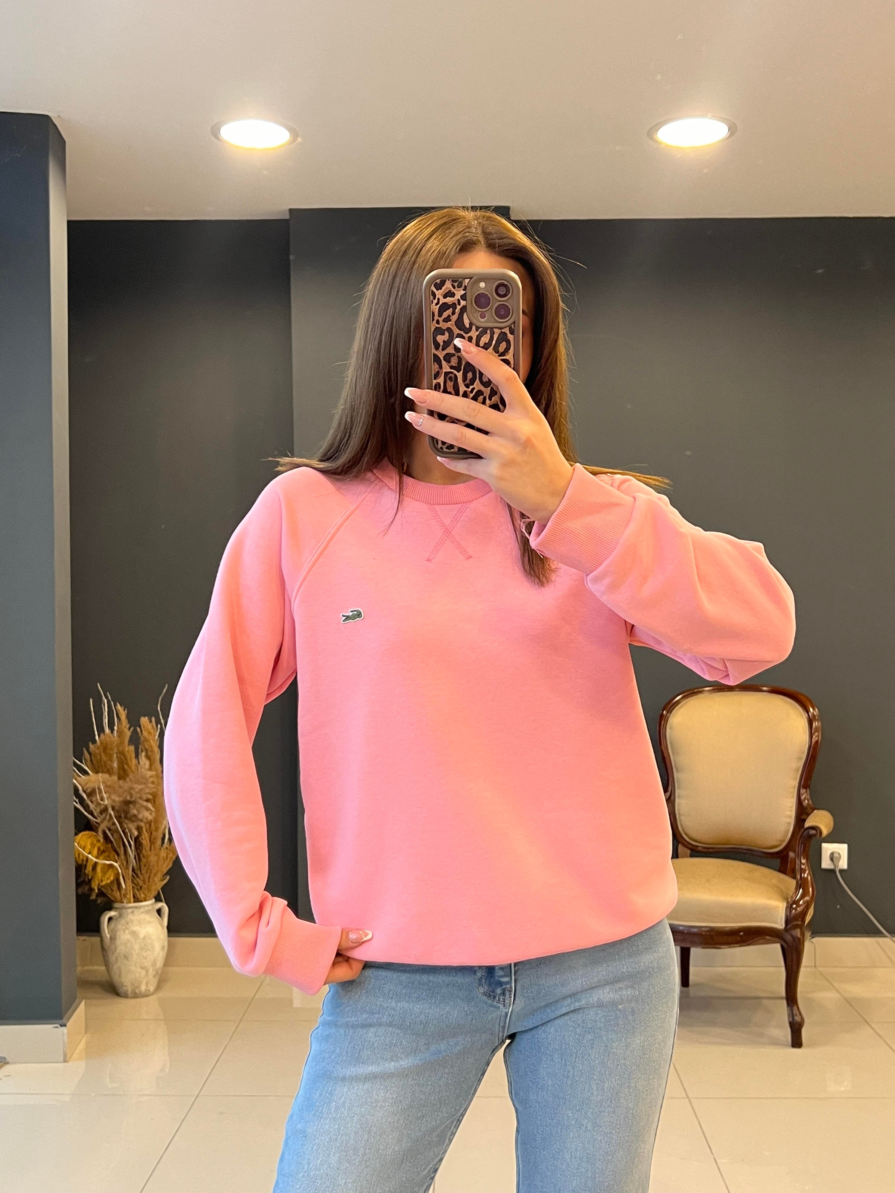 ETİKETLİ LCST SWEAT PEMBE
