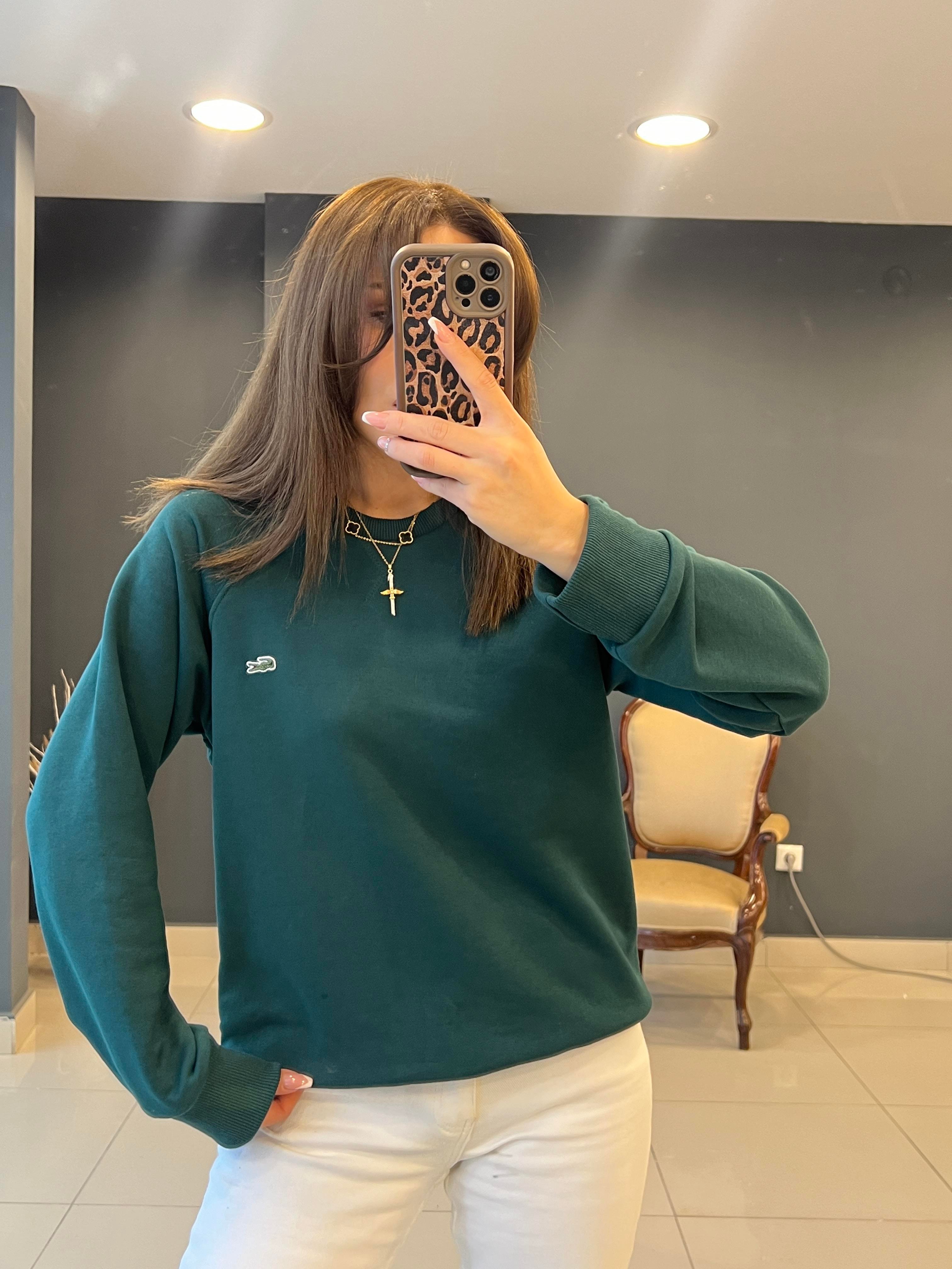 ETİKETLİ LCST SWEAT YEŞİL