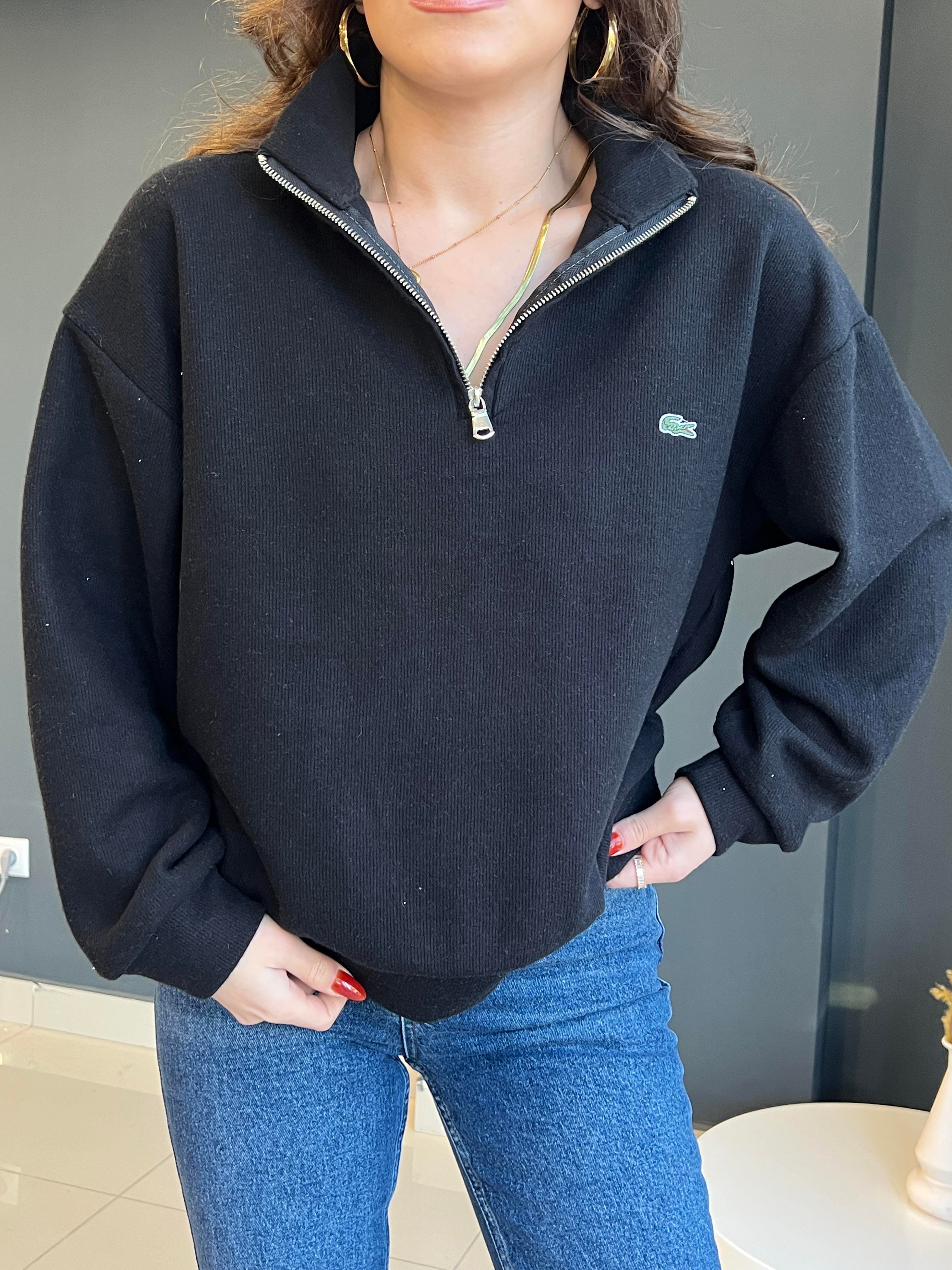 FERMUAR DETAYLI MARKA MODEL SWEAT SİYAH