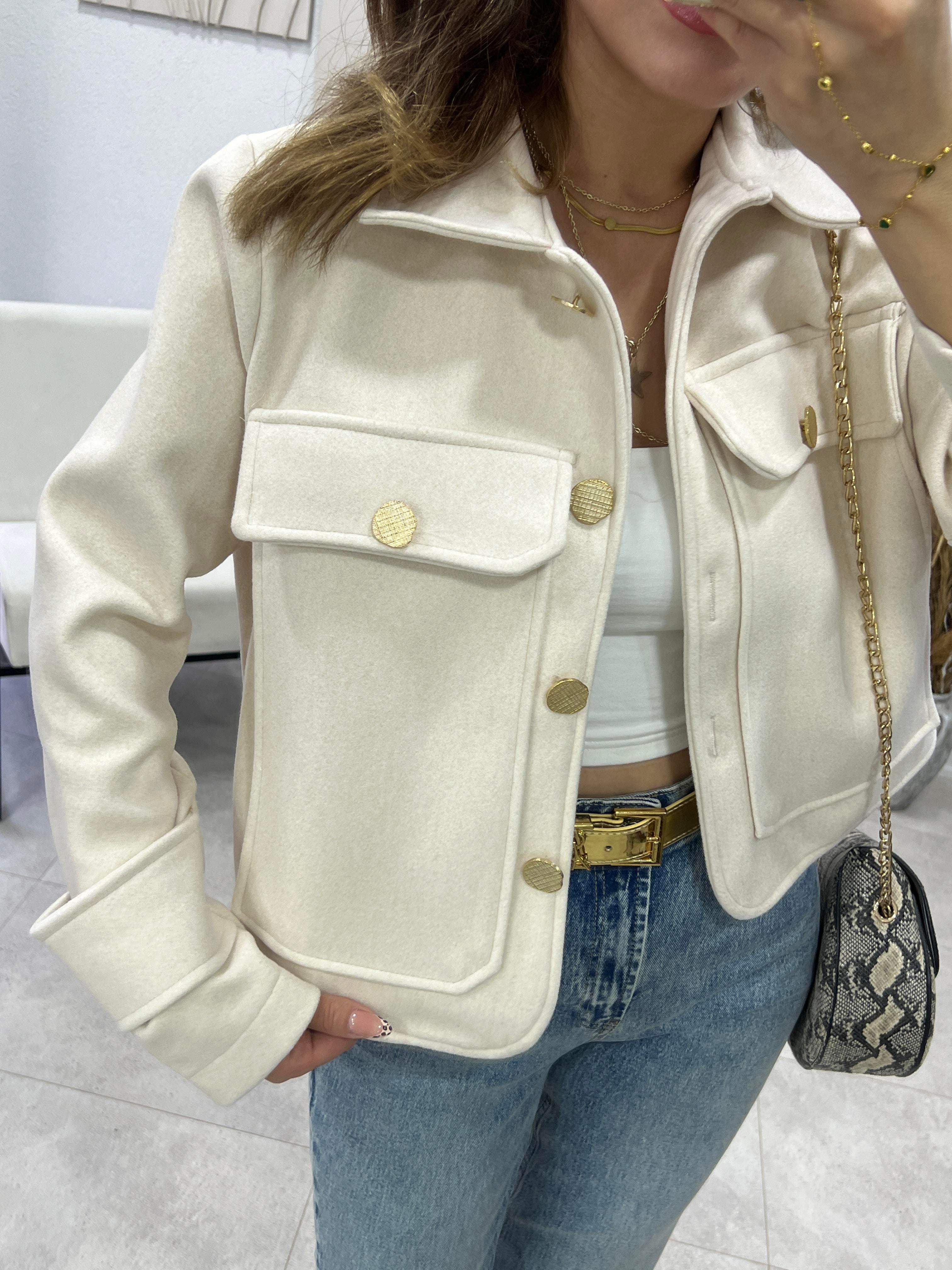 GOLD DÜĞMELİ KAŞE CEKET