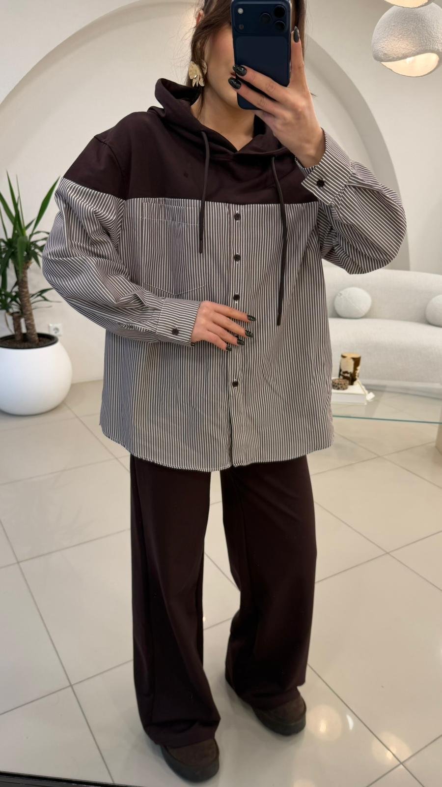 GÖMLEK GARNİLİ İKİLİ TAKIM