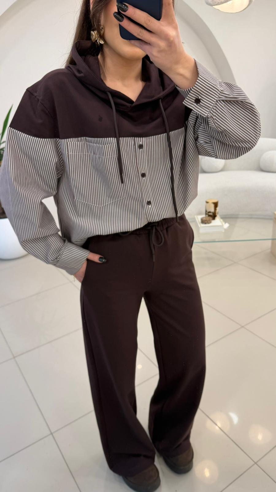 GÖMLEK GARNİLİ İKİLİ TAKIM