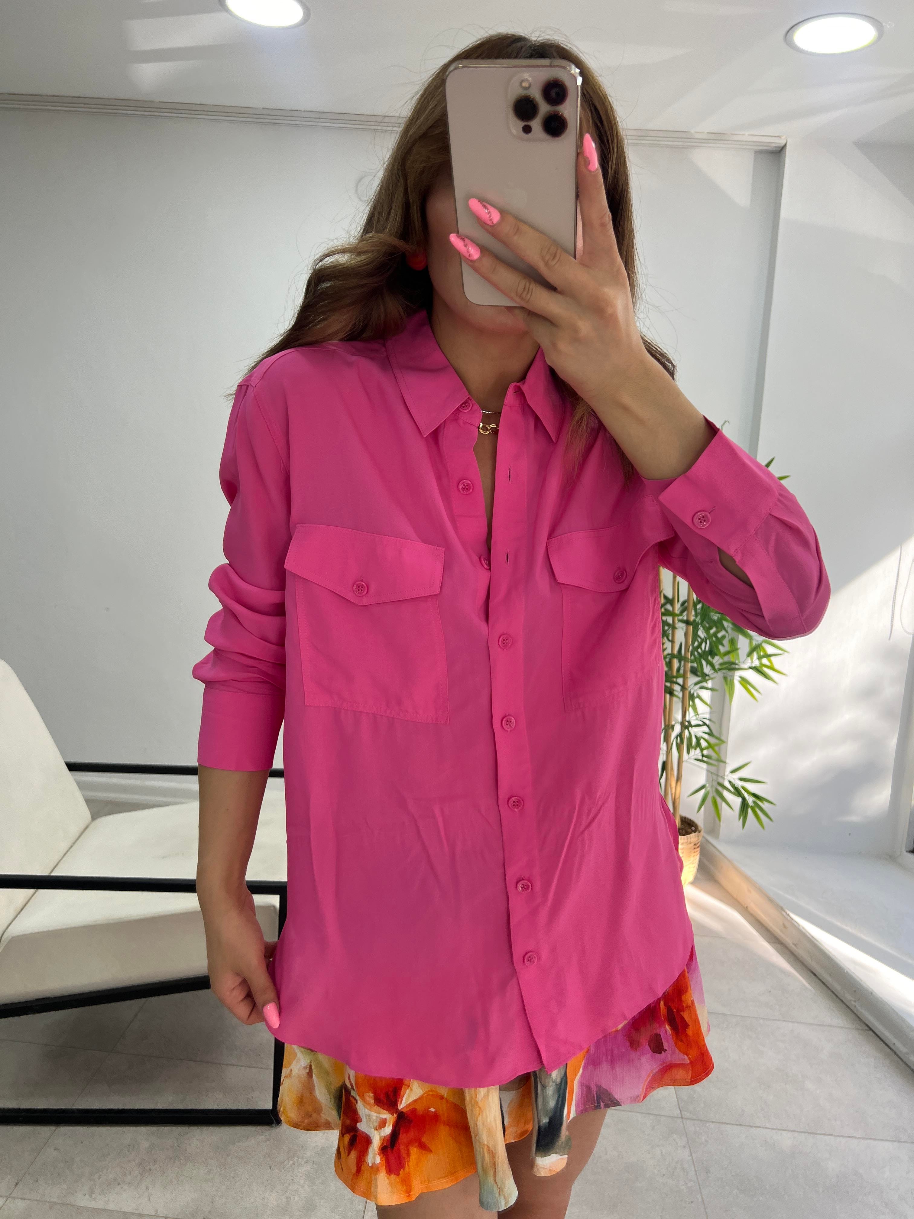 GREP KUMAŞ ORJINAL MARKA GÖMLEK PEMBE