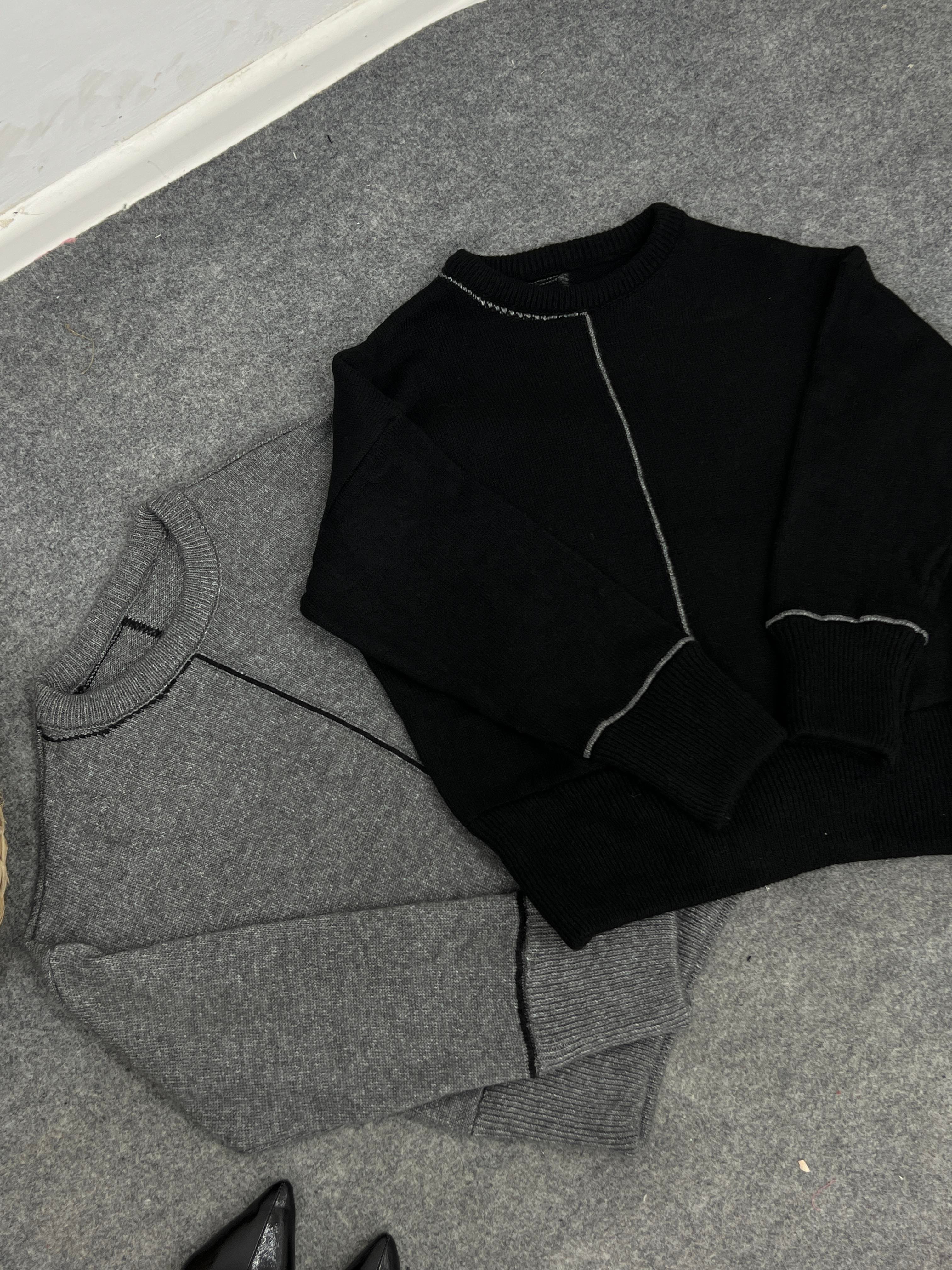 GRİ ŞERİTLİ KAZAK 