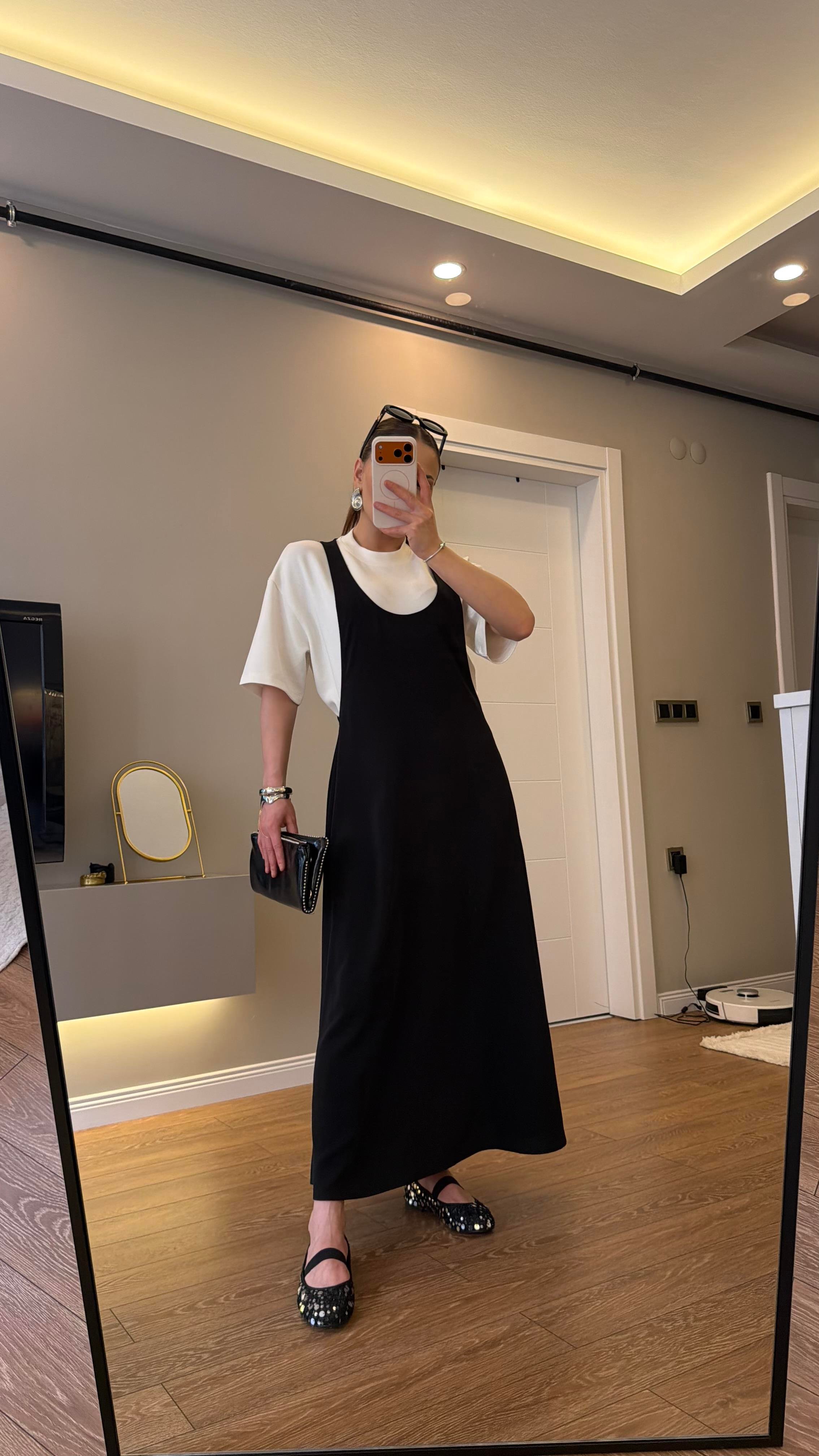 İthal Kumaş Twist Model Elbise 