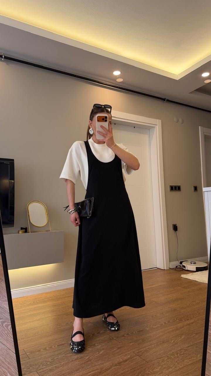 İthal Kumaş Twist Model Elbise 