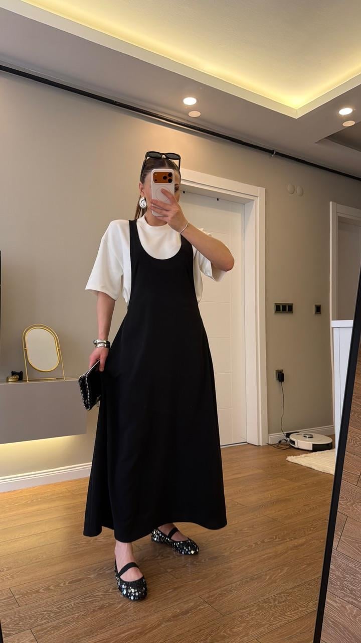 İthal Kumaş Twist Model Elbise 