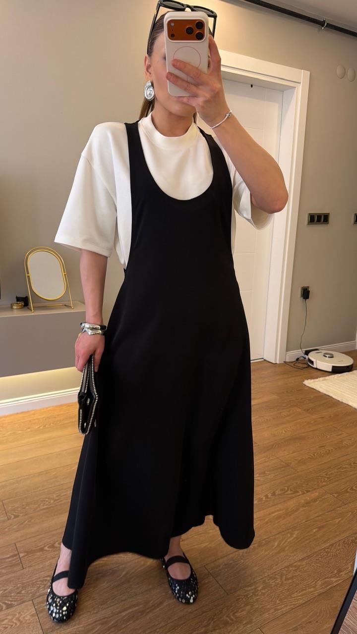 İthal Kumaş Twist Model Elbise 