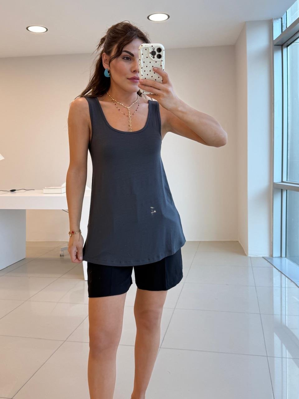 KALIN ASKILI ORJINAL MARKA MODAL ATLET GRİ