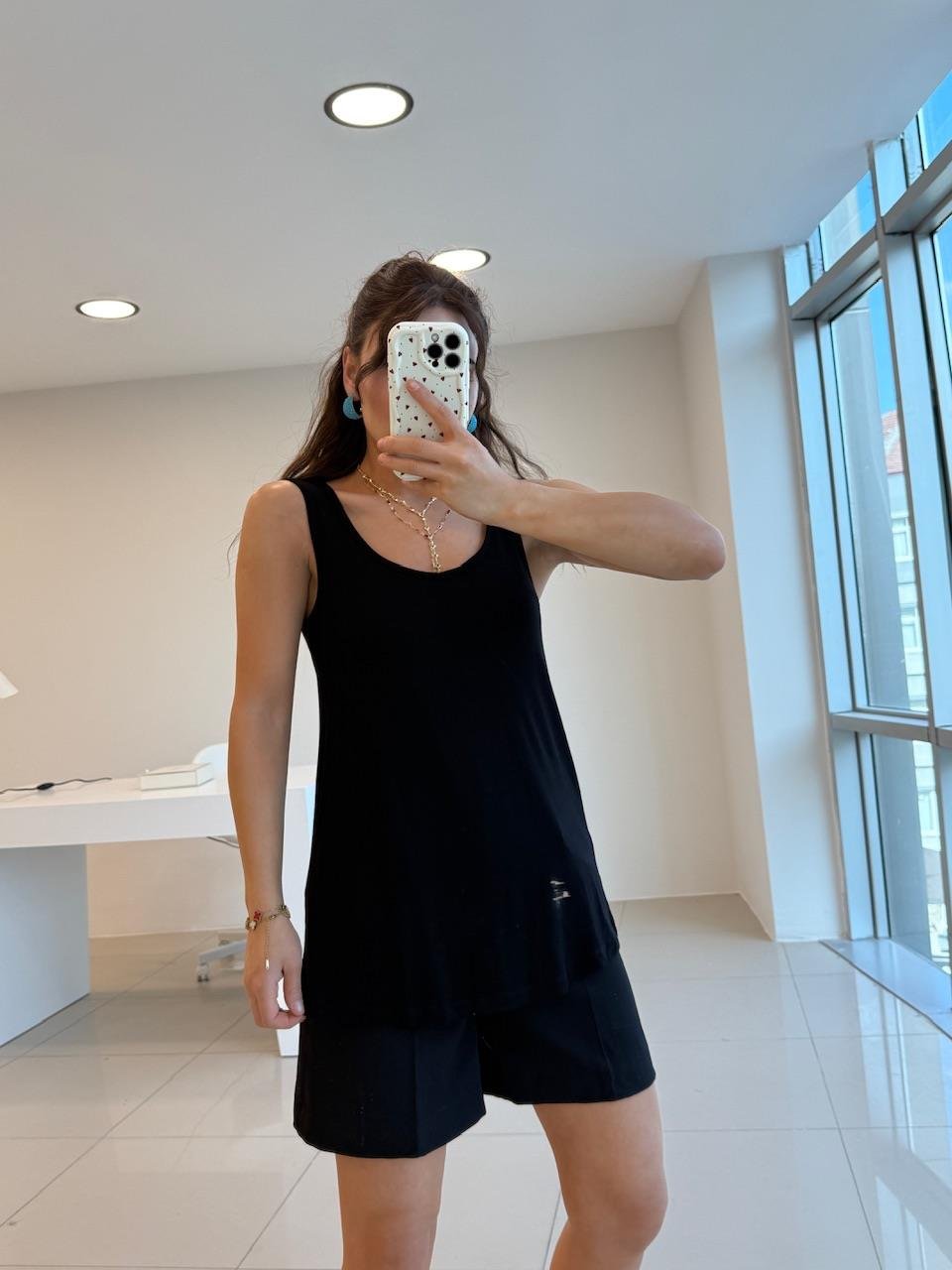 KALIN ASKILI ORJINAL MARKA MODAL ATLET SİYAH