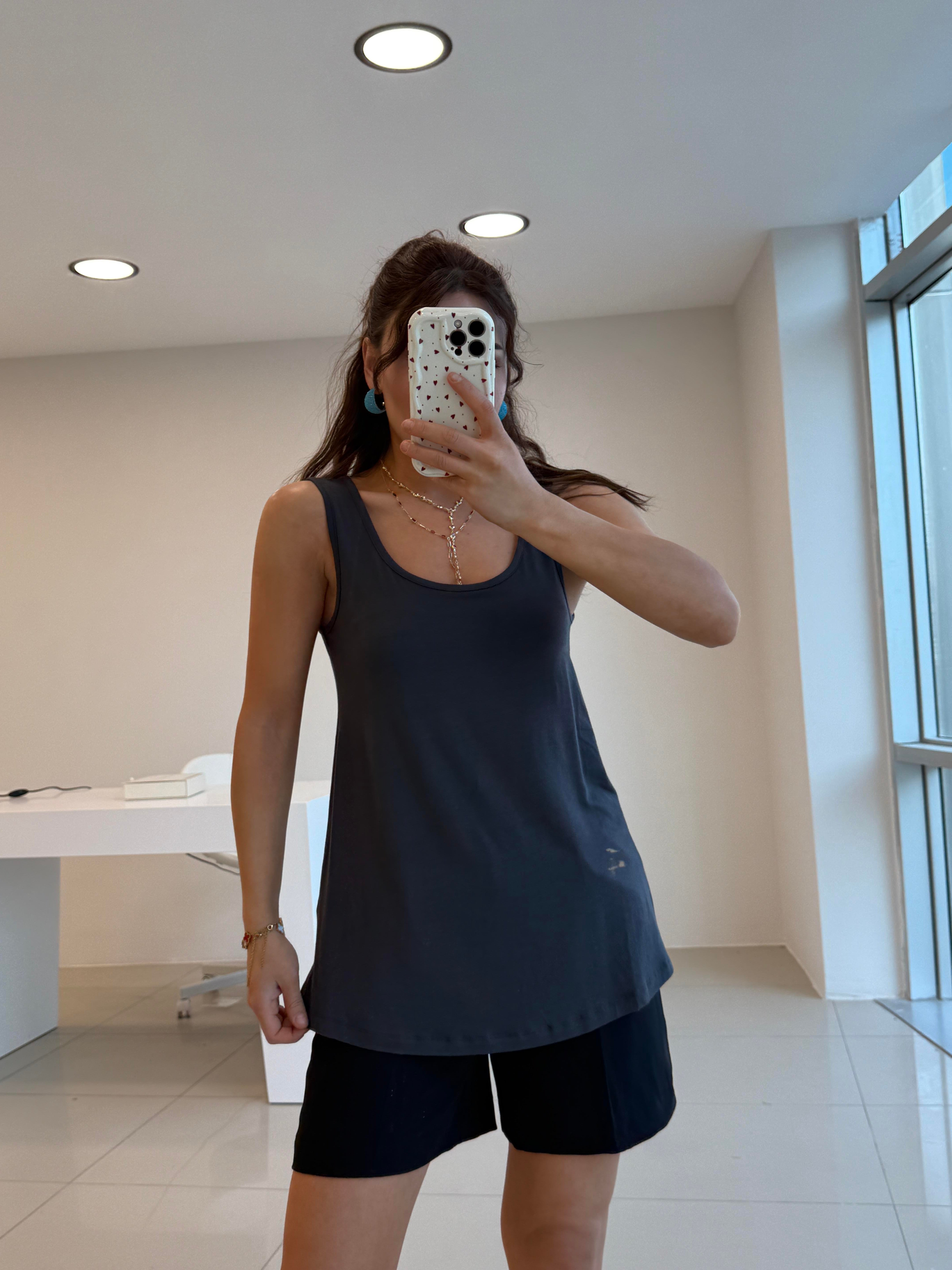 KALIN ASKILI ORJINAL MARKA MODAL ATLET GRİ