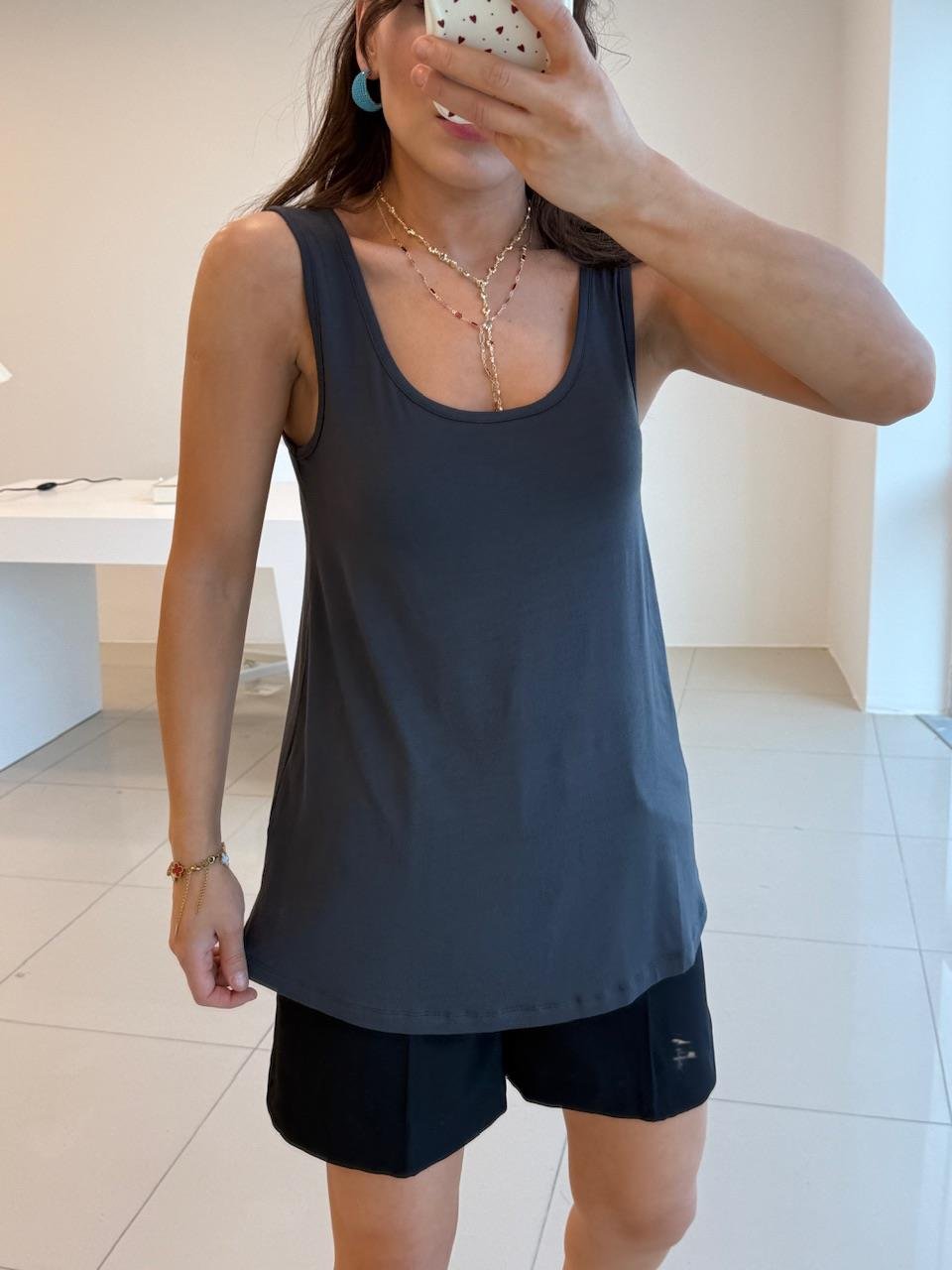 KALIN ASKILI ORJINAL MARKA MODAL ATLET GRİ