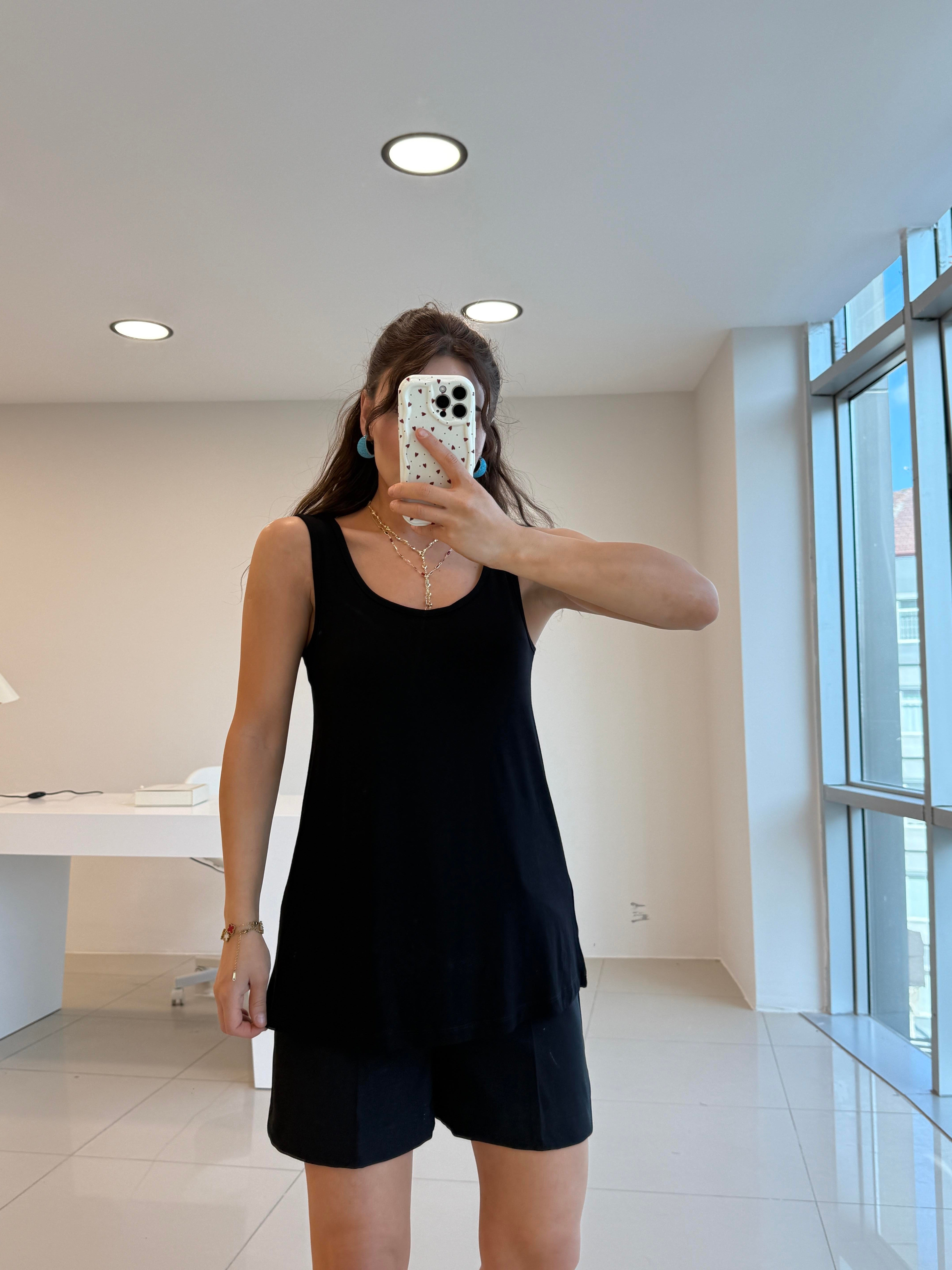 KALIN ASKILI ORJINAL MARKA MODAL ATLET SİYAH