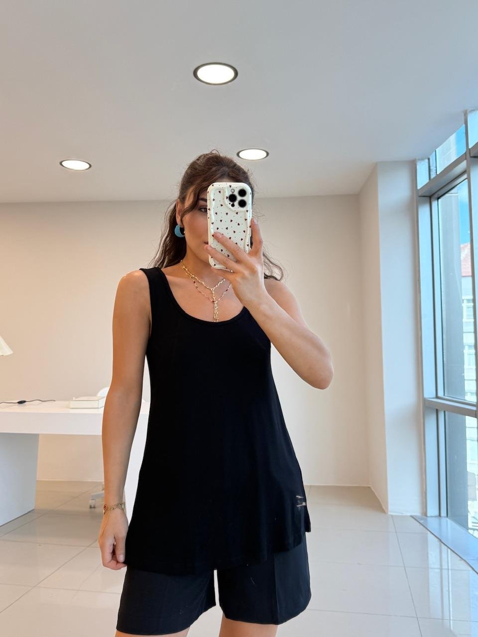 KALIN ASKILI ORJINAL MARKA MODAL ATLET SİYAH