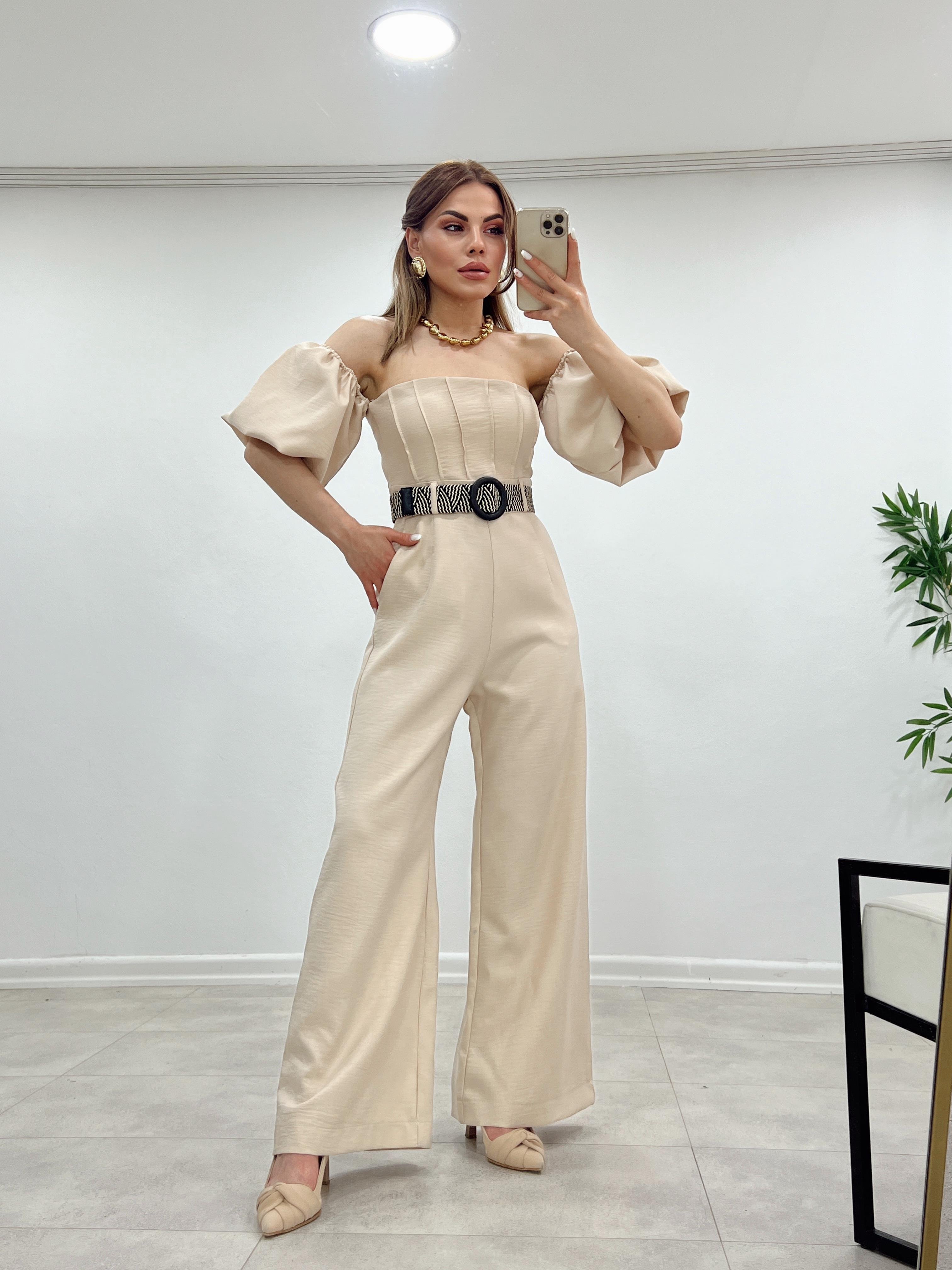 KEMERLİ BALON KOL TULUM