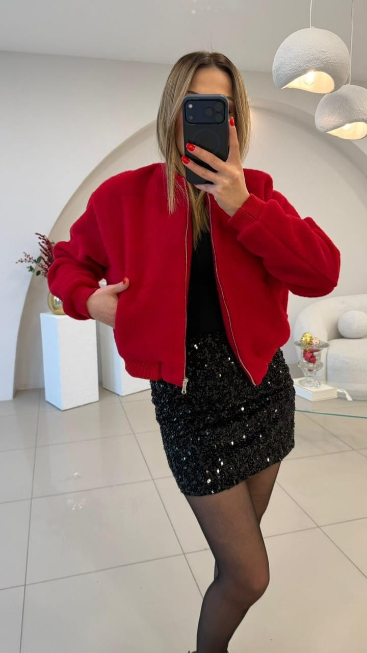 KIRMIZI KAŞE BOMBER