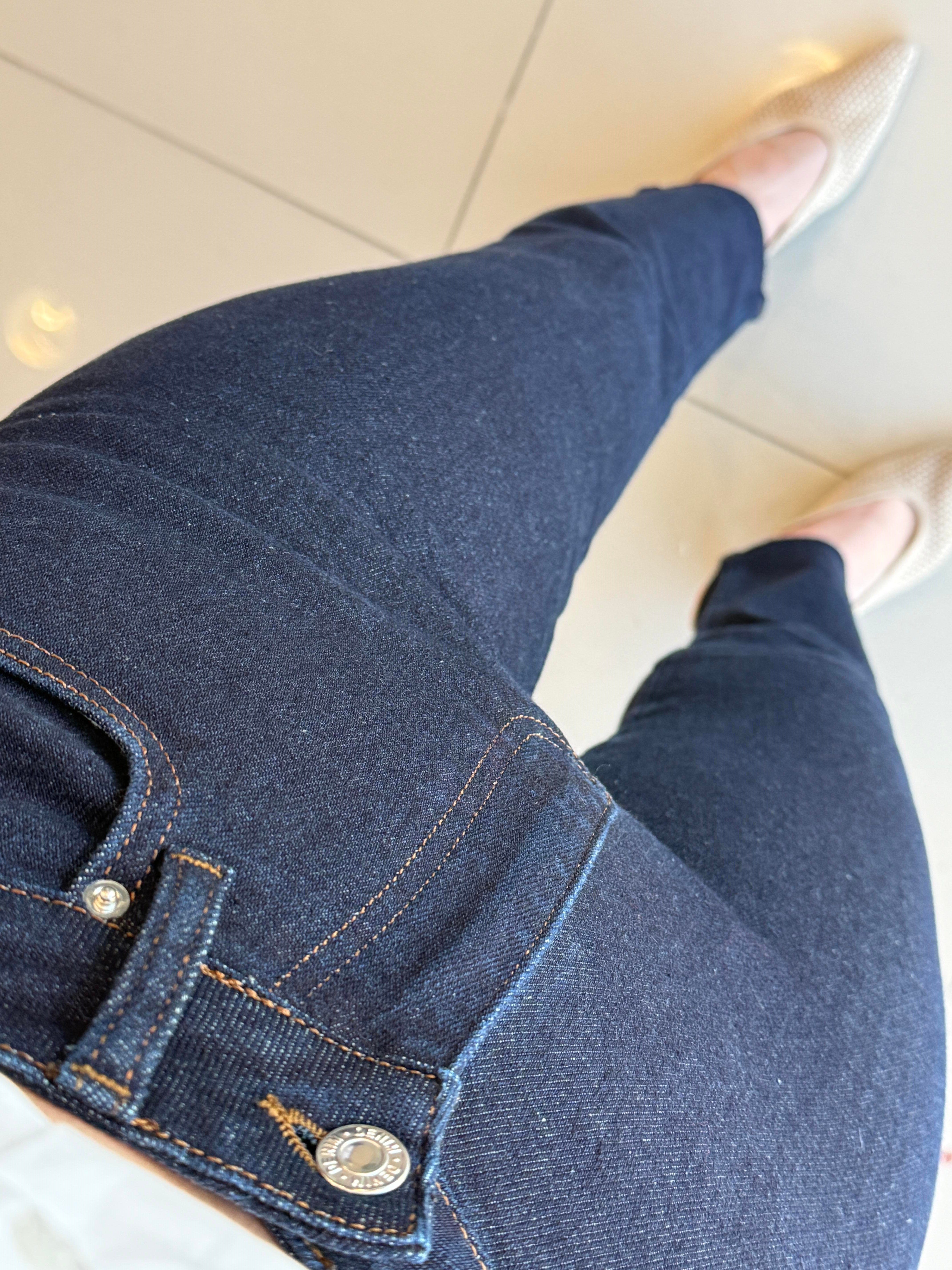 KOYU LACİVERT MOM JEAN