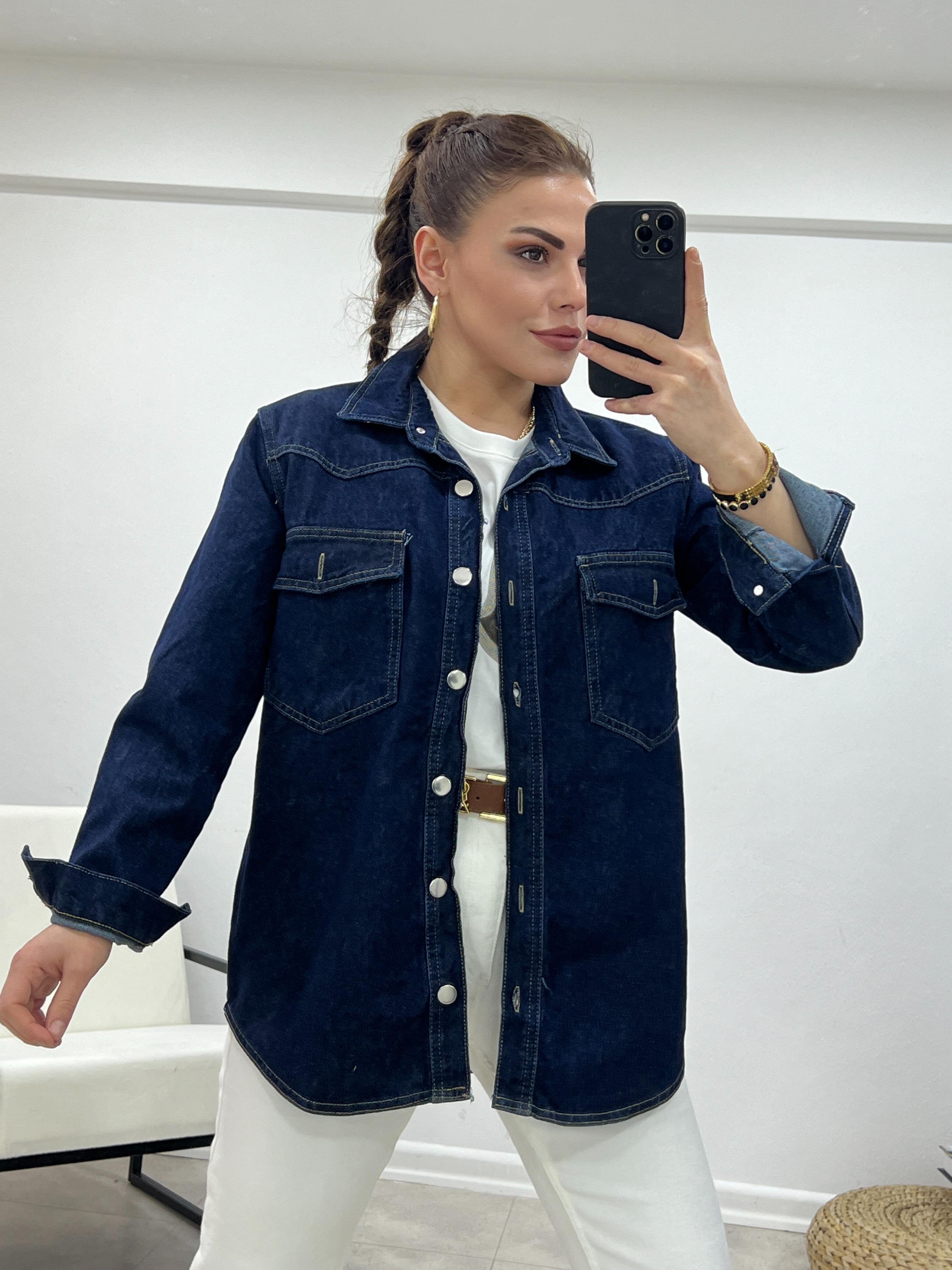 LACİVERT PREMİUM GÖMLEK CEKET