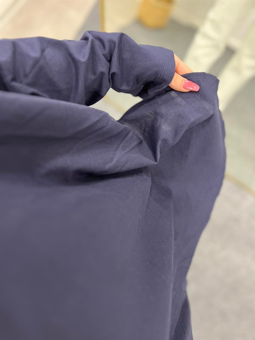 LACİVERT UZUN KOLLU BASİC