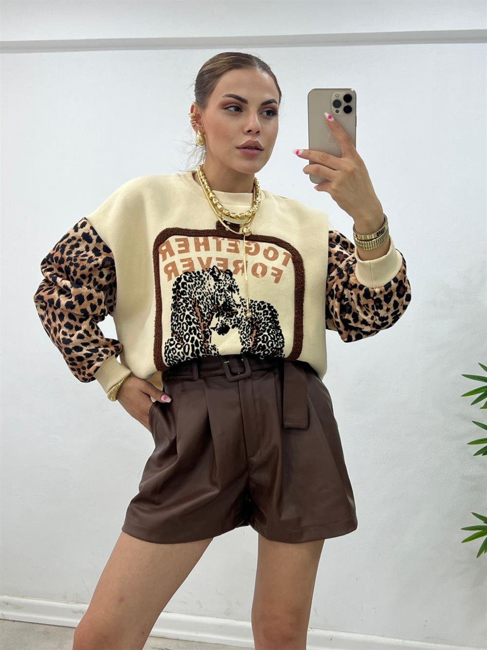 LEOPARLI PREMİUM KALİTE SWEAT