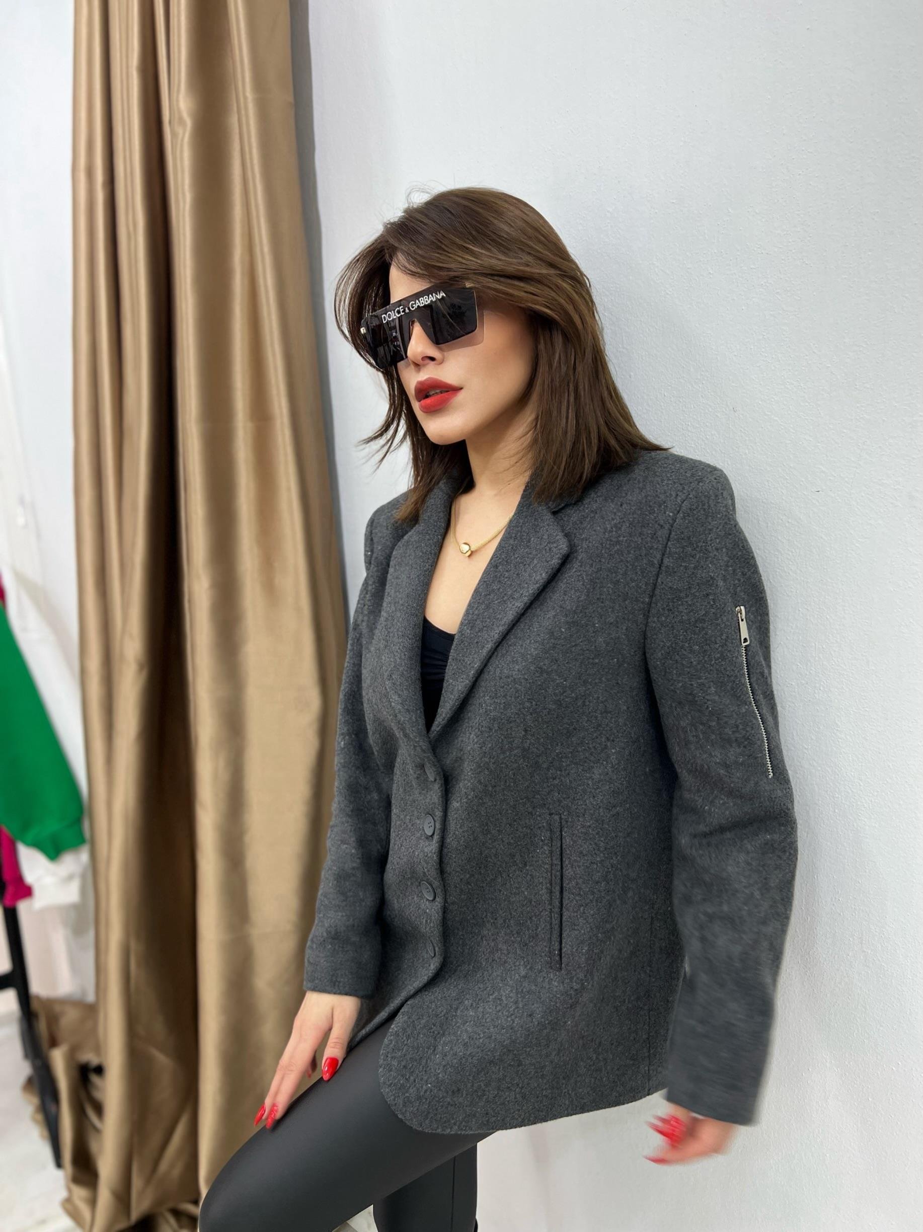 MARKA MODEL TASARIM MODEL KAŞE CEKET ANTRASİT