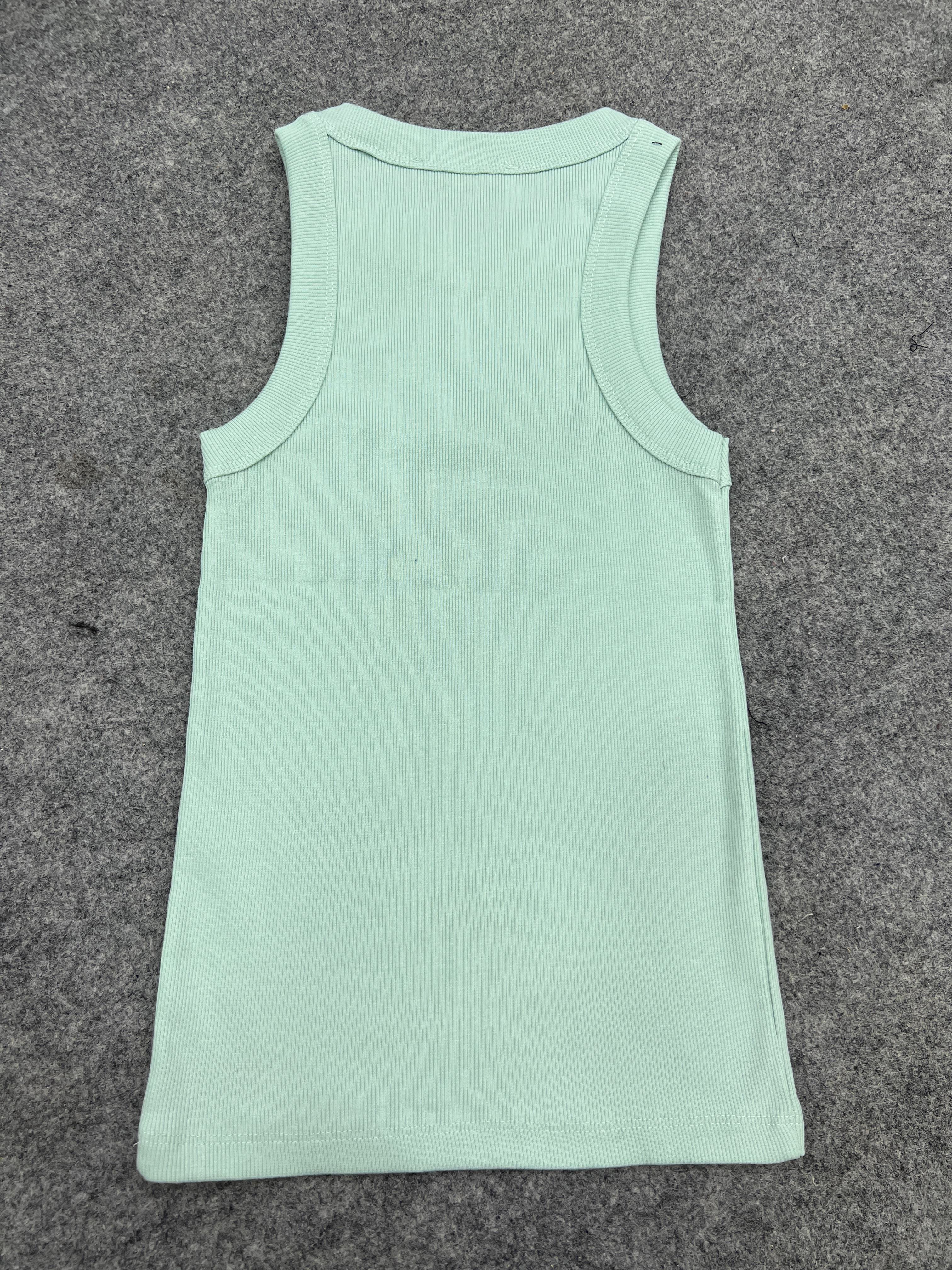 MİNT YEŞİLİ KALIN BİYELİ CROP