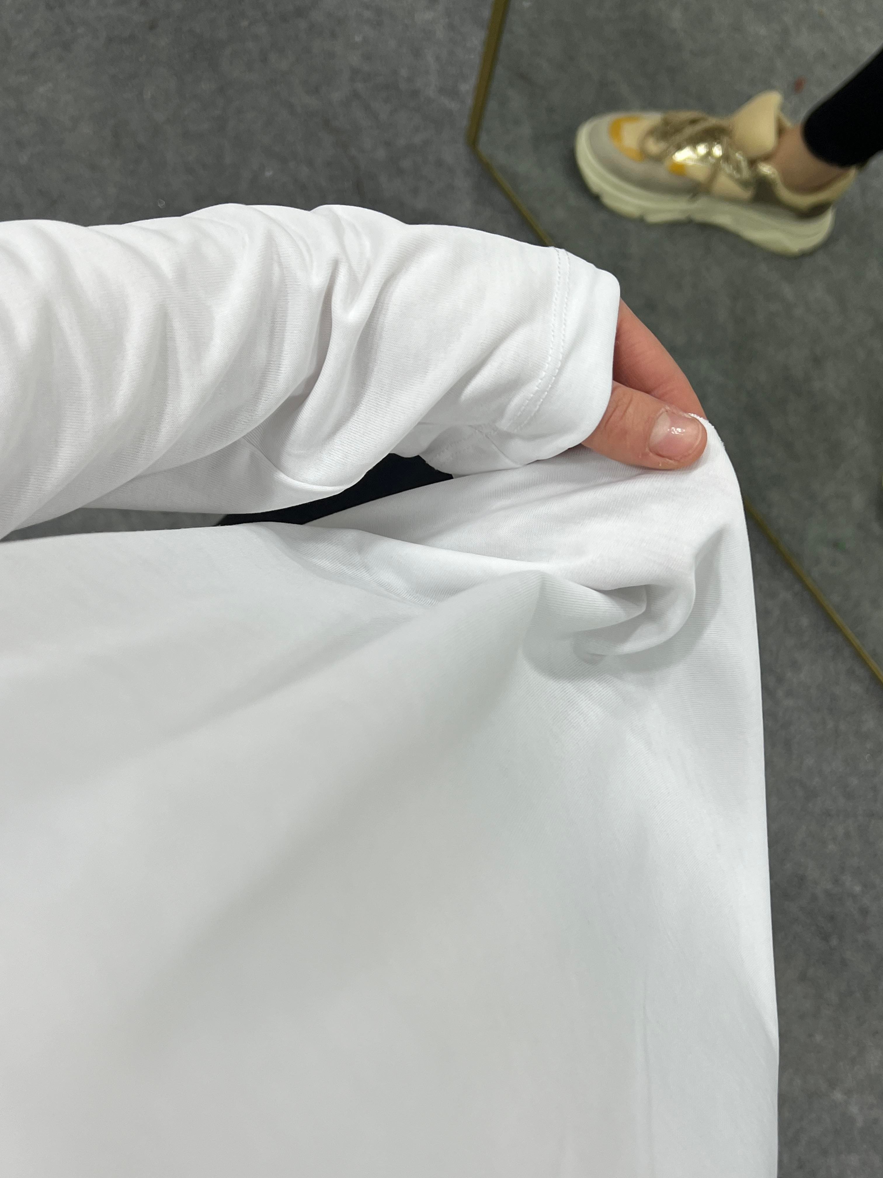 MODAL KUMAŞ O.MARKA UZUN KOLU BASİC BEYAZ