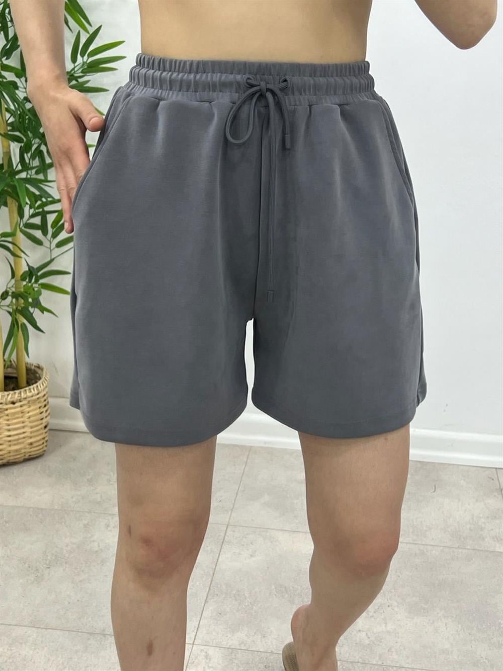 ORGİNAL MARKA GRİ ŞORT