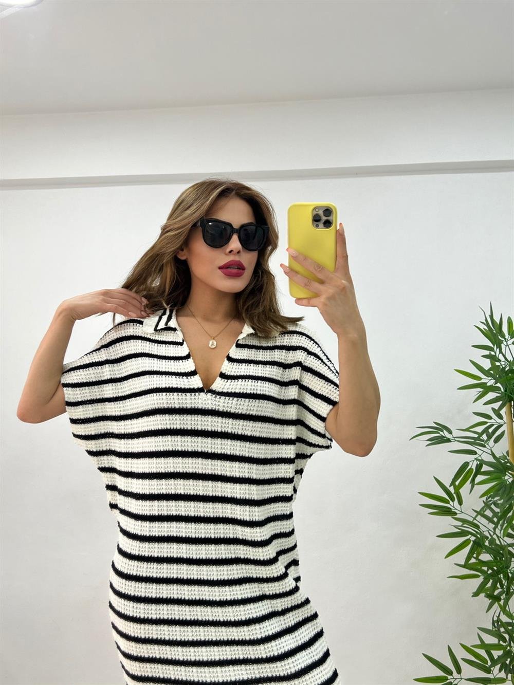 ÖRGÜ MERSERİZE ELBİSE