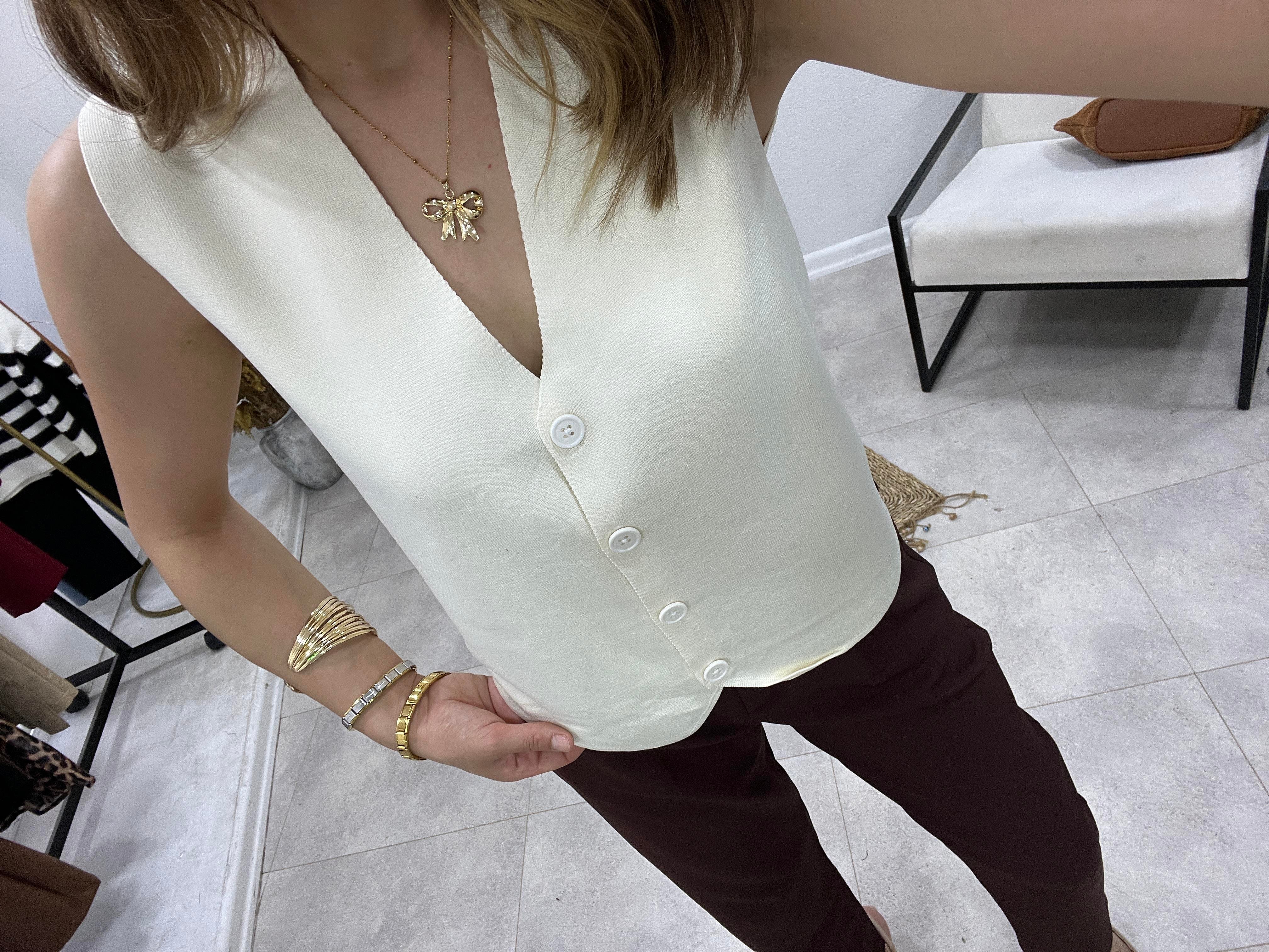 ORJİNAL MAARKA PREMİUM TRİKO YELEK TAŞ