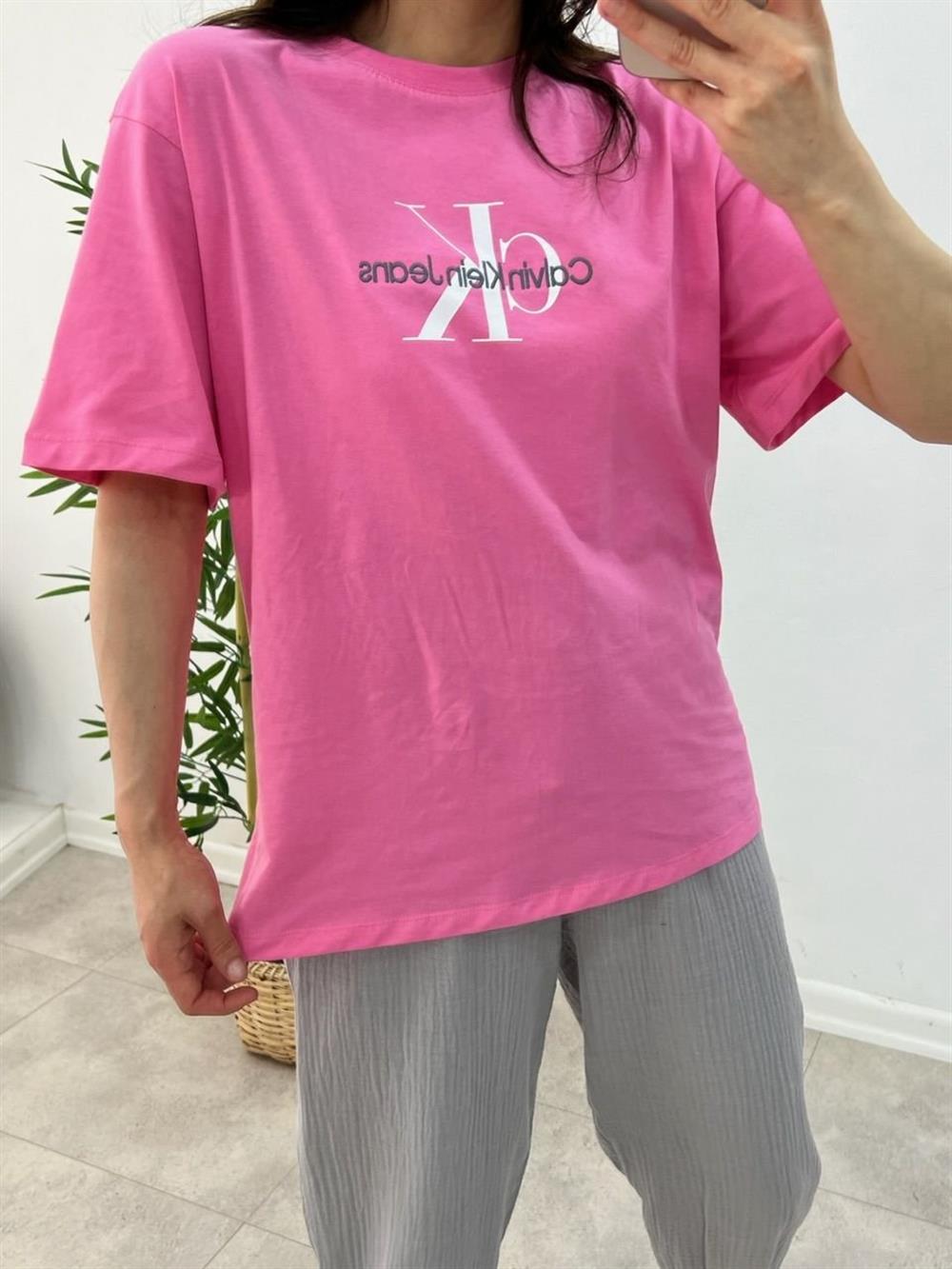 ORJİNAL MARKA CK PEMBE TSHİRT
