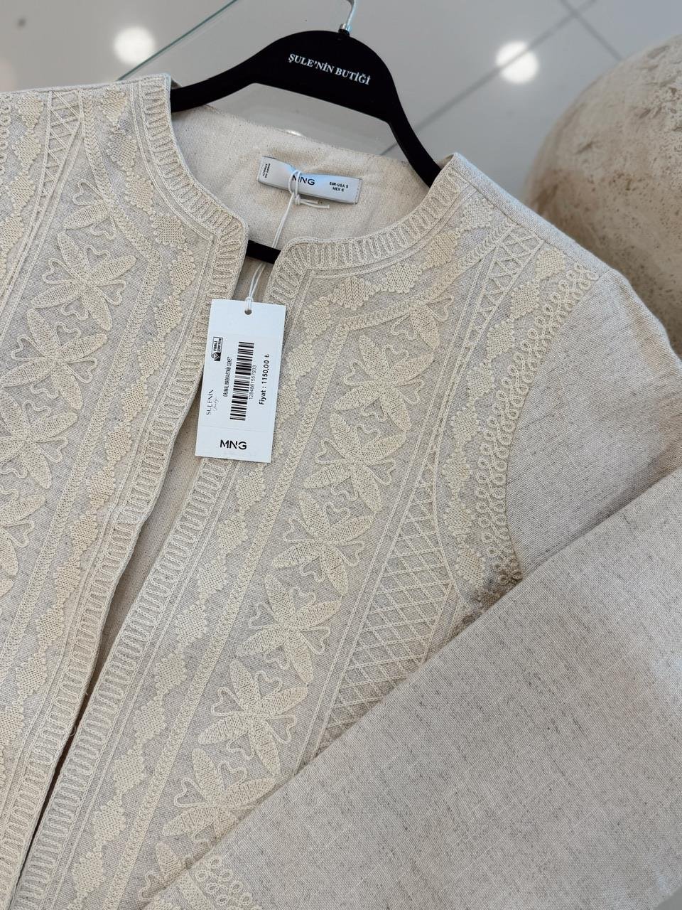 ORJINAL MARKA ETNİK DESEN CEKET