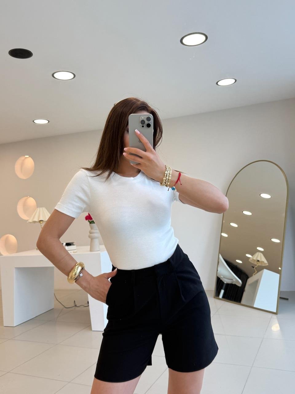 ORJINAL MARKA SLIM FIT TSHIRT BEYAZ