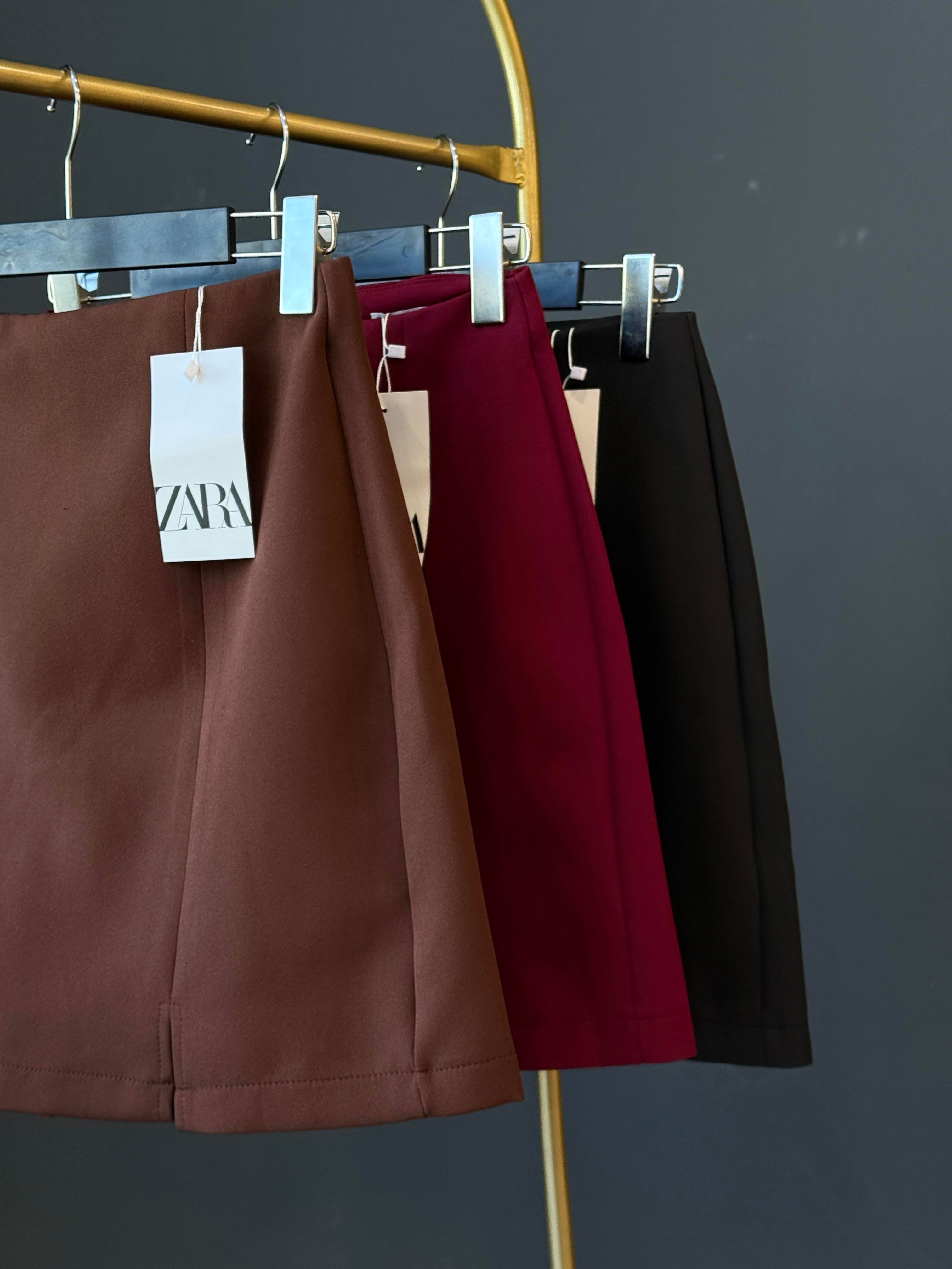 ORJİNAL MARKA ŞORT ETEK BORDO