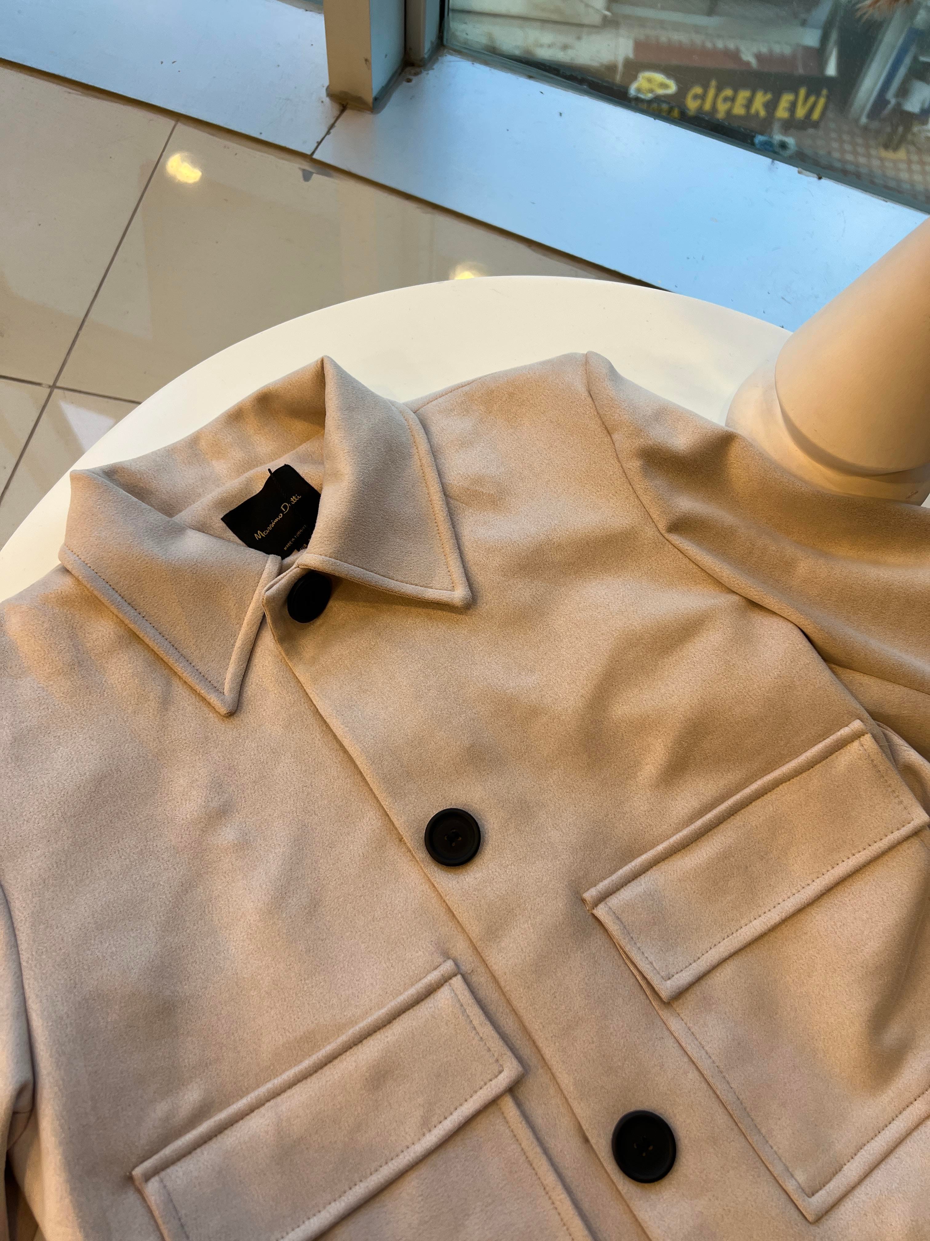 ORJİNAL MARKA SÜET CEKET TAŞ