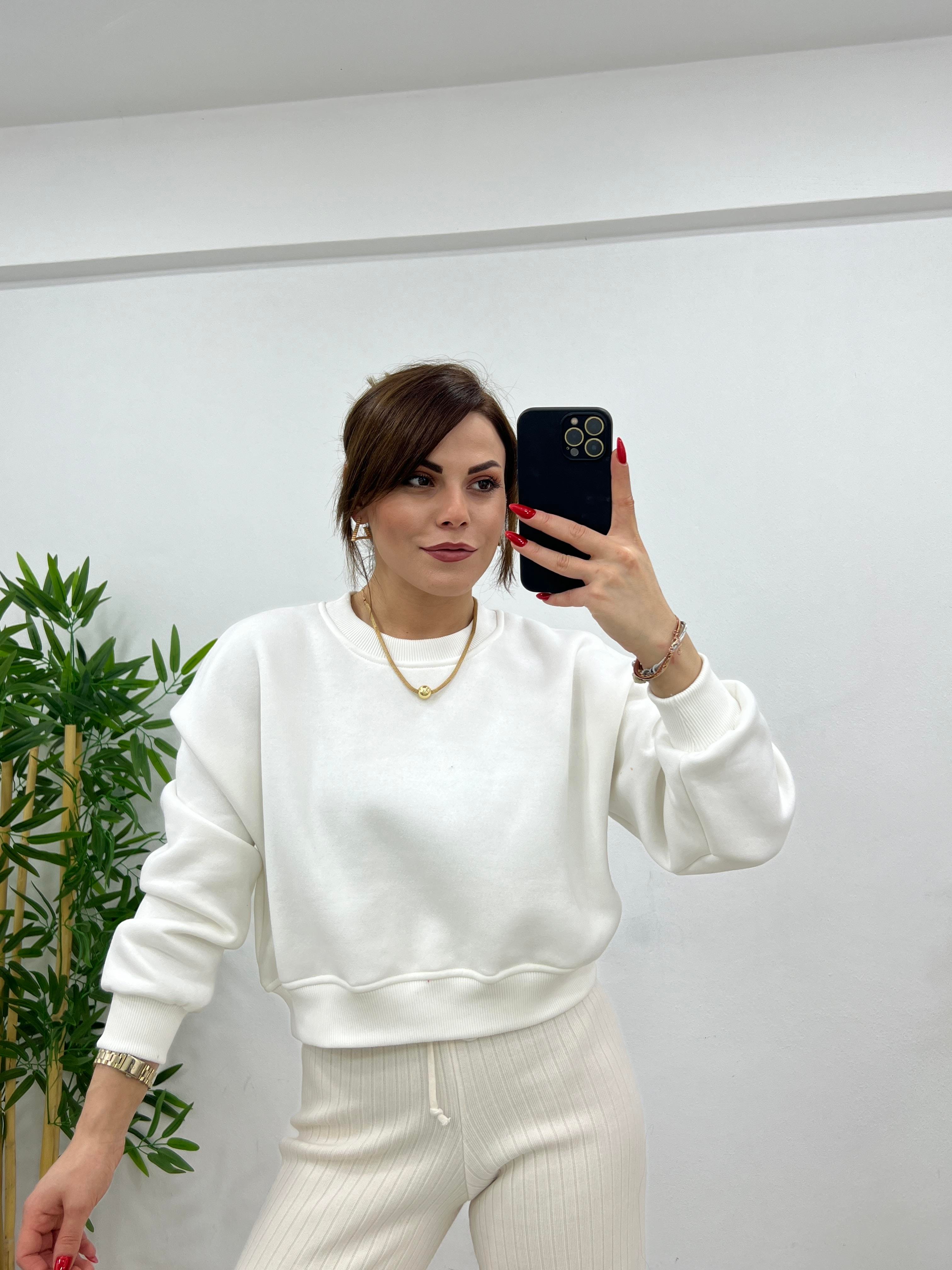 ORJİNAL MARKA SWEAT BEYAZ