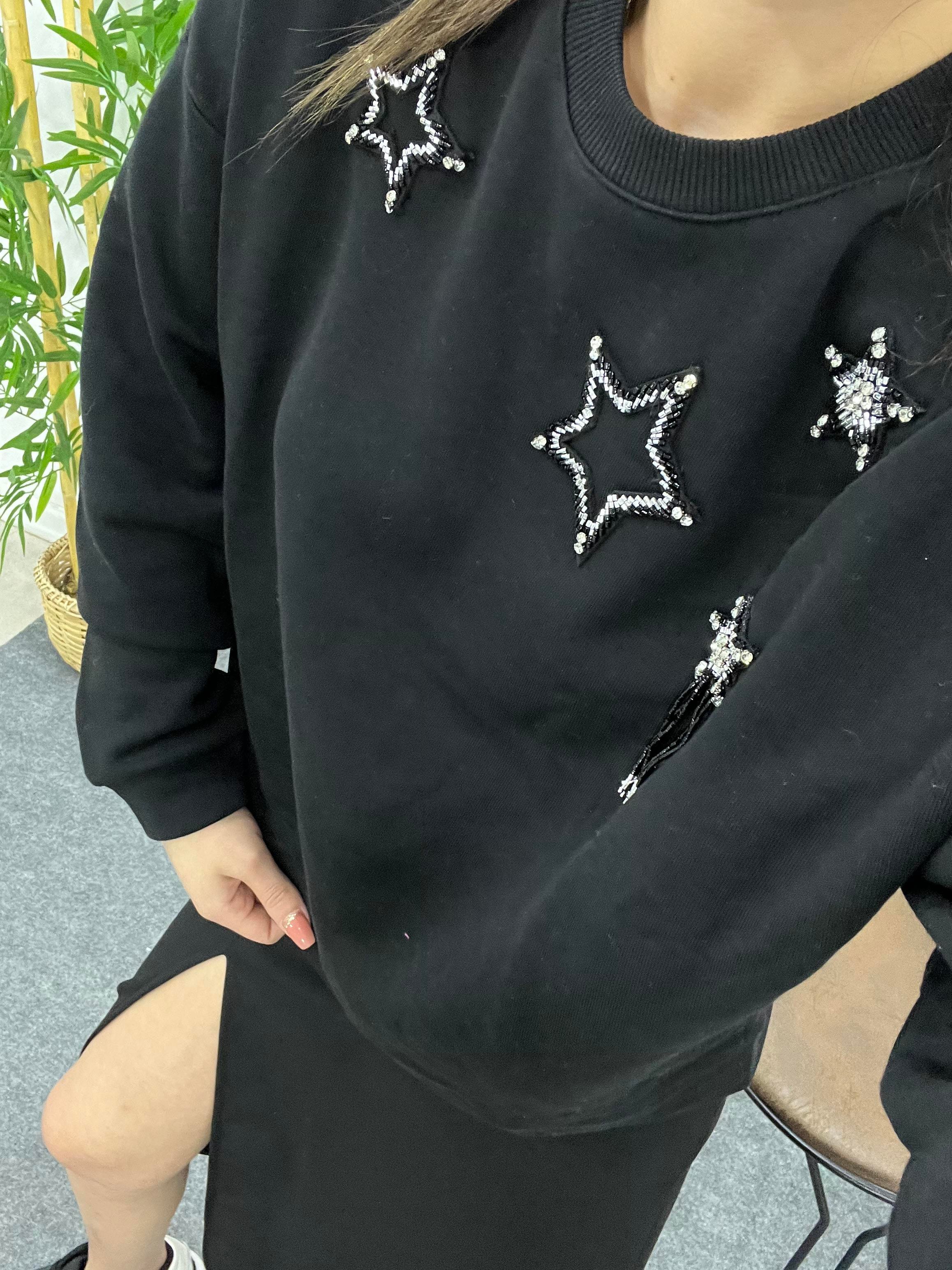 ORJİNAL MARKA TAŞLI SWEAT