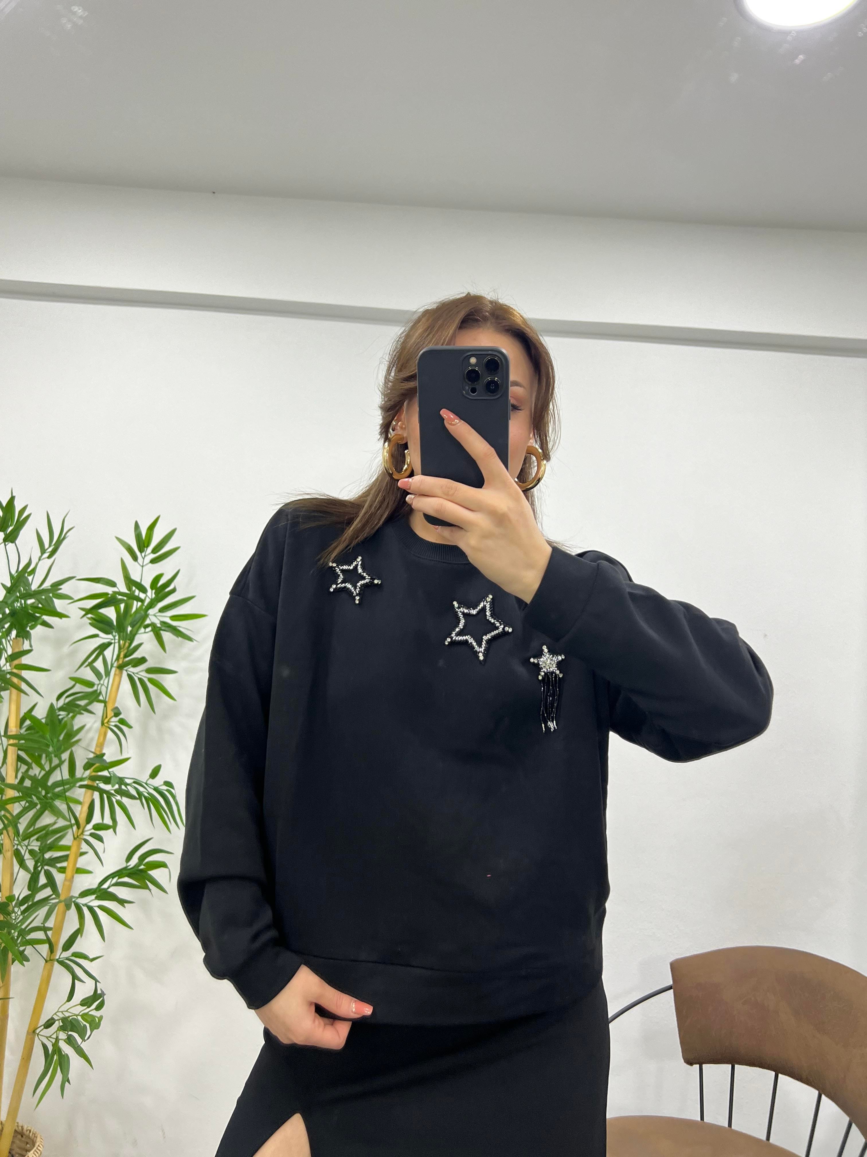 ORJİNAL MARKA TAŞLI SWEAT