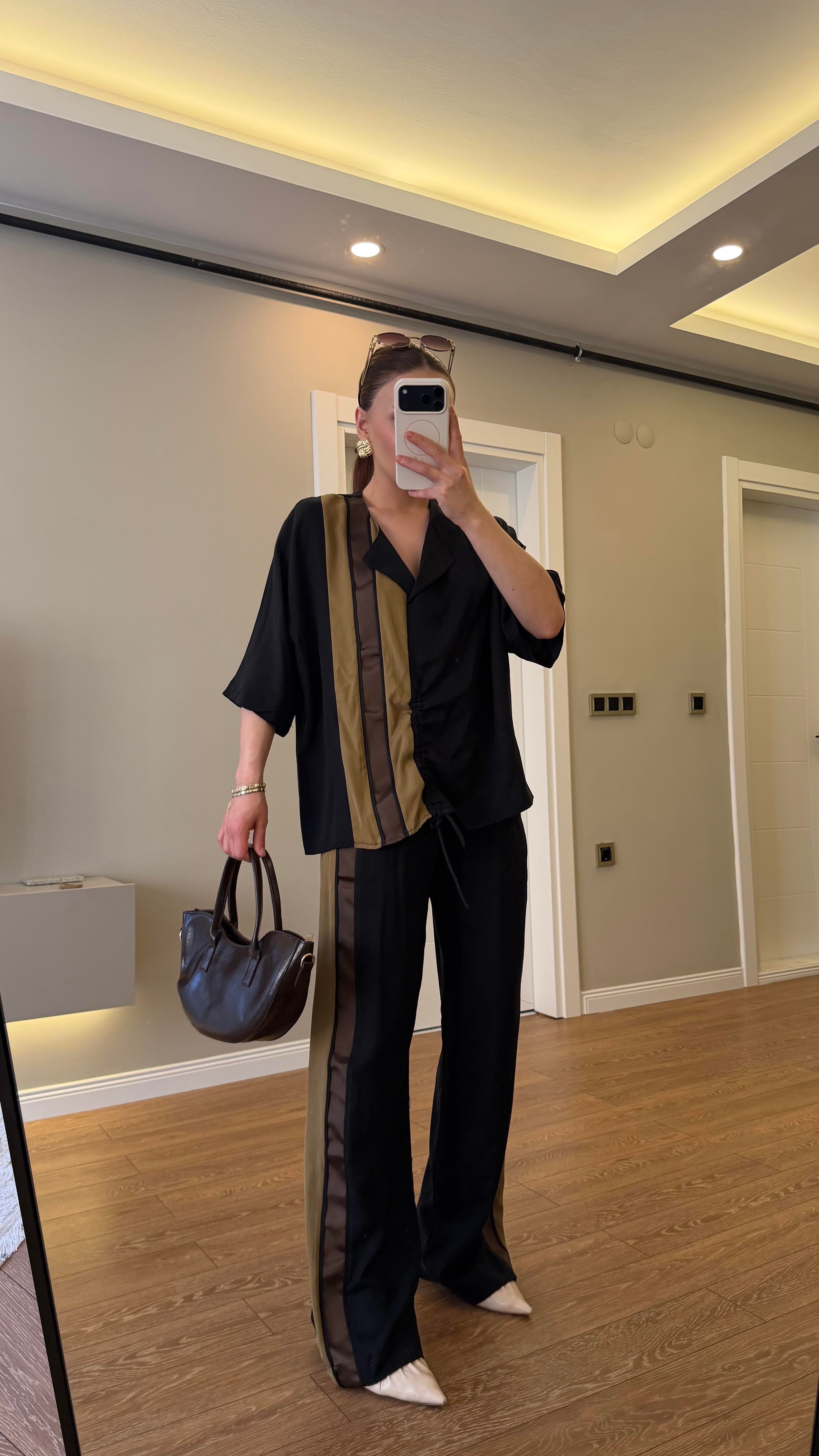 Orjinal Model Ayarlanabilir Büzgülü Takım Antrasit 
